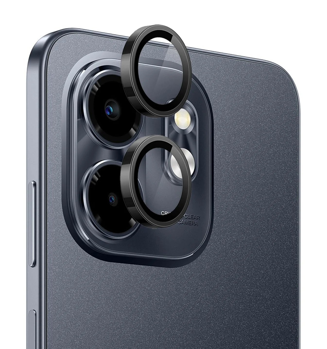 DL3 Mobilak Camera Lens Protector for Infinix Smart 9 Accessories, 9H Tempered Glass Metal Individual Ring Camera Cover Screen Protector, Case Friendly, Anti Scratch