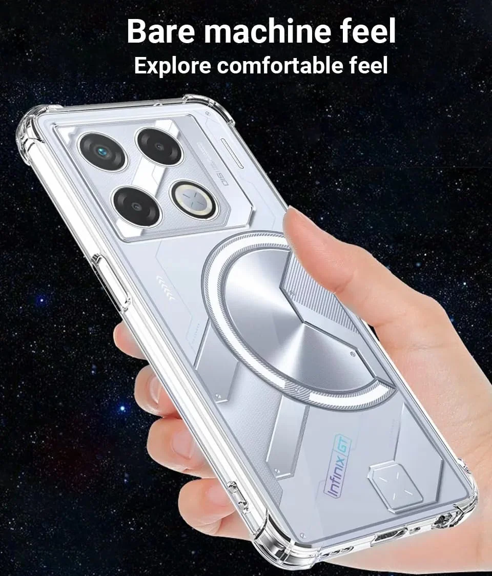 DL3 Mobilak Clear TPU Case for Infinix GT 20 Pro 5G, Camera protection, Shock-absorbing protection, Scratch-resistant surface - Clear