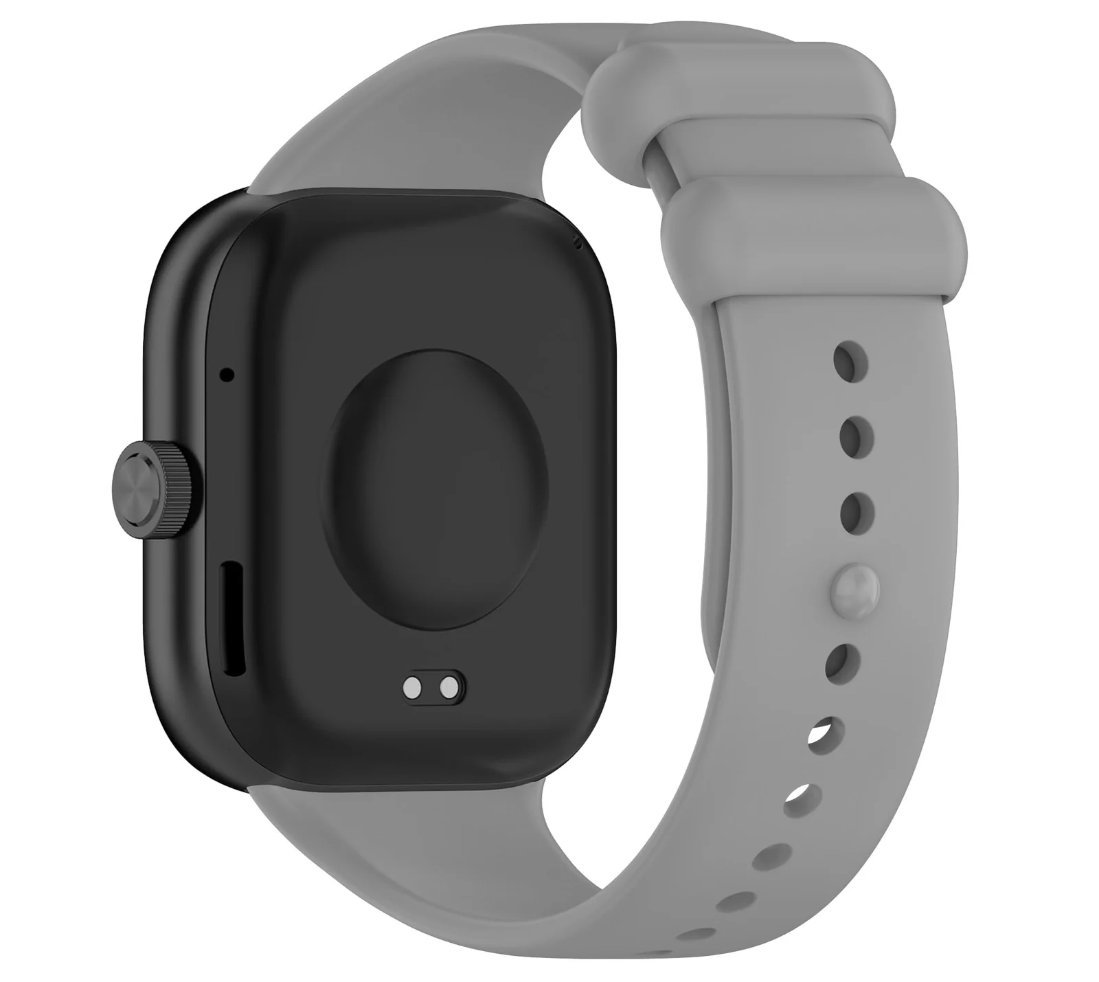 DL3 Mobilak Sport Strap Compatible with Xiaomi Redmi Watch 4/ Xiaomi Band 8 pro, Soft Silicone Sports Wristband for Men Women, Double Ring Adjustable Replacement - Gray