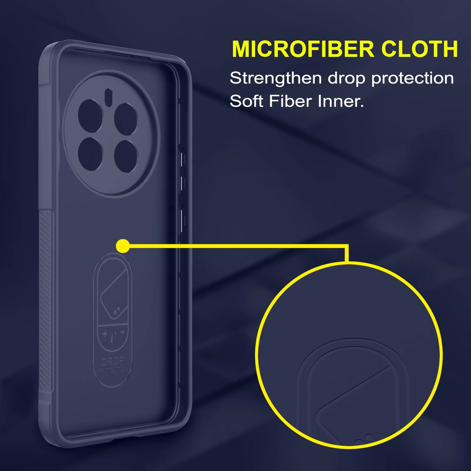 DL3 Mobilak Rugged Protective Case for realme 12 4G / realme 12 + Plus 5G / realme 13 4G, Camera protection, Shock-absorbing protection, Non-slip grip - Blue