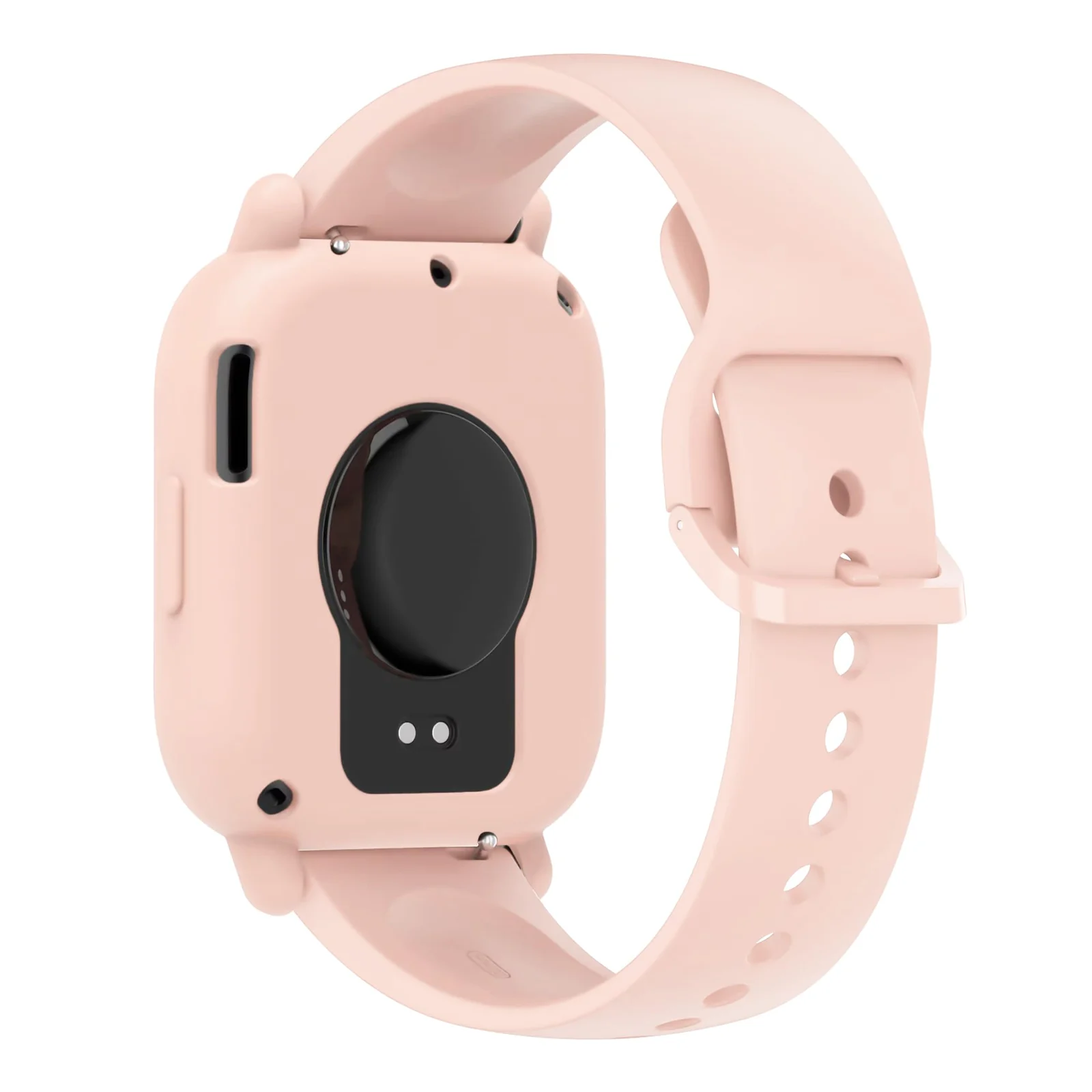DL3 MOBILAK Soft TPU Watch Bumper Case for Xiaomi Redmi Watch 5 Lite, Pink