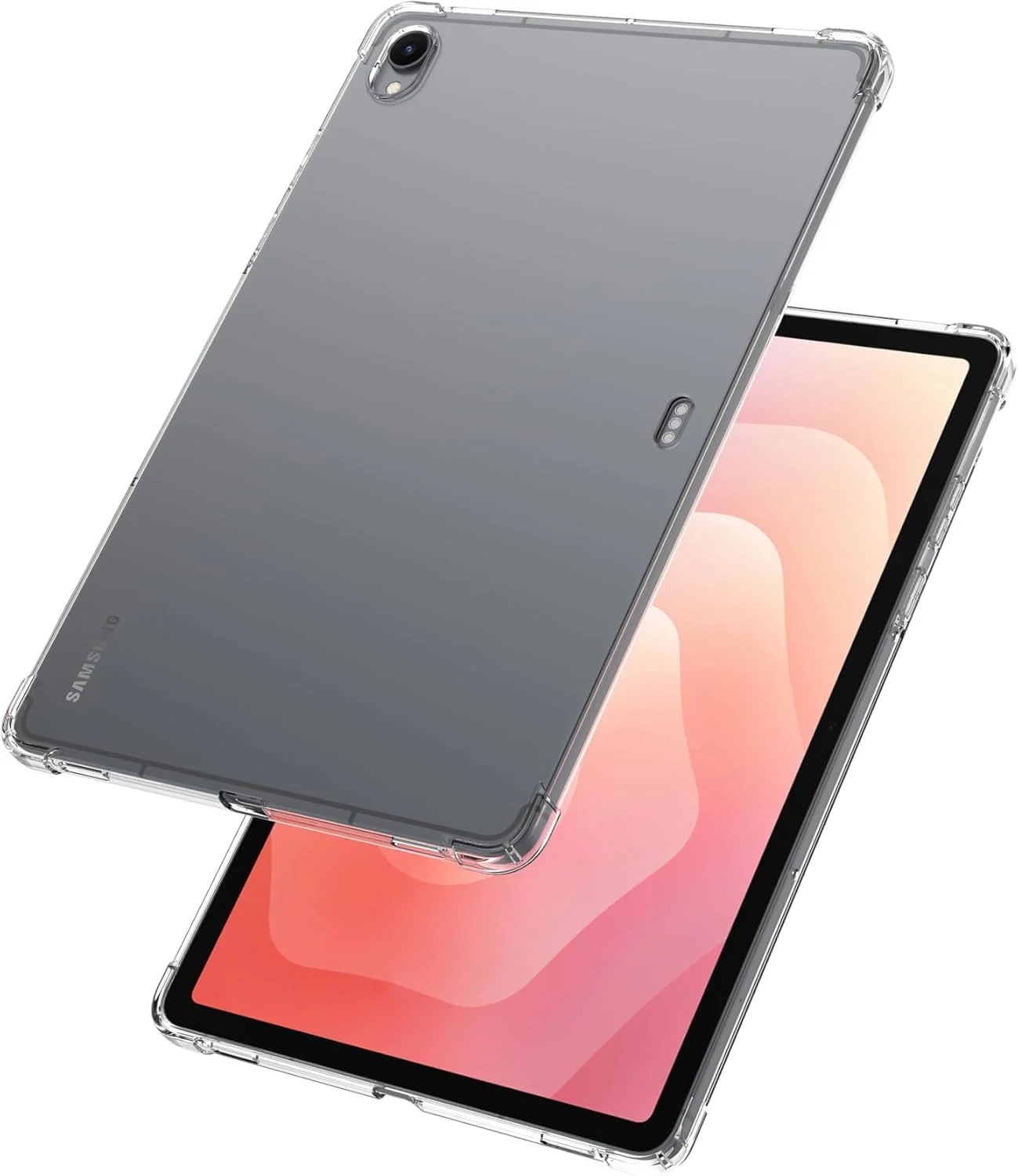DL3 Mobilak Case For Samsung Galaxy Tab S11 11 Inch (SM-X730/X736B), Ultra Thin Silicone Shockproof Back Shell HD TPU Protective Cover - Clear