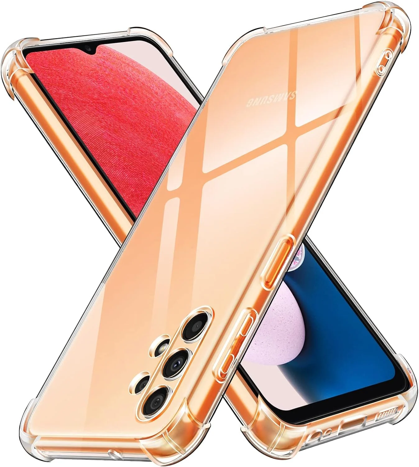 DL3 MOBILAK Clear Soft TPU Phone Case for Samsung Galaxy A13 4G - Clear