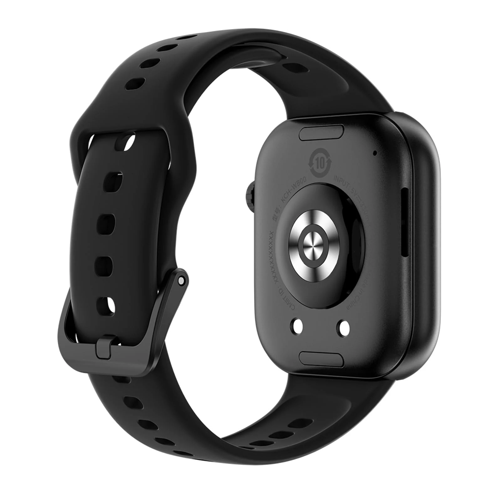 DL3 Mobilak Silicone Bracelet for HONOR Choice Watch 2i Strap, Soft Silicone Sport Replacement Strap for Women/Men, Adjustable Waterproof Sports Band for HONOR Choice Watch 2i - Black