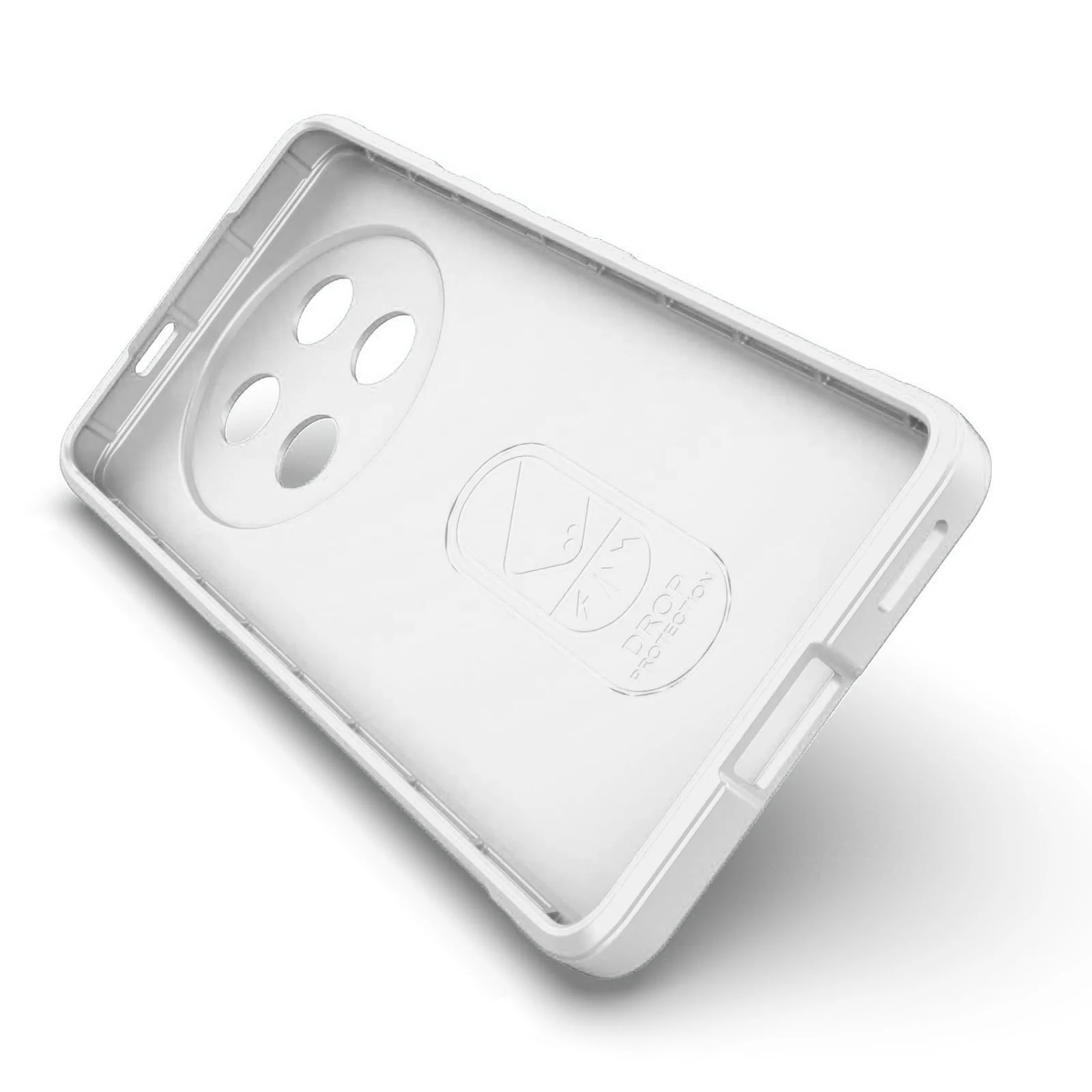 DL3 Mobilak Flexible Silicone and TPU Protective Case with Camera Protection for Honor X9C - White