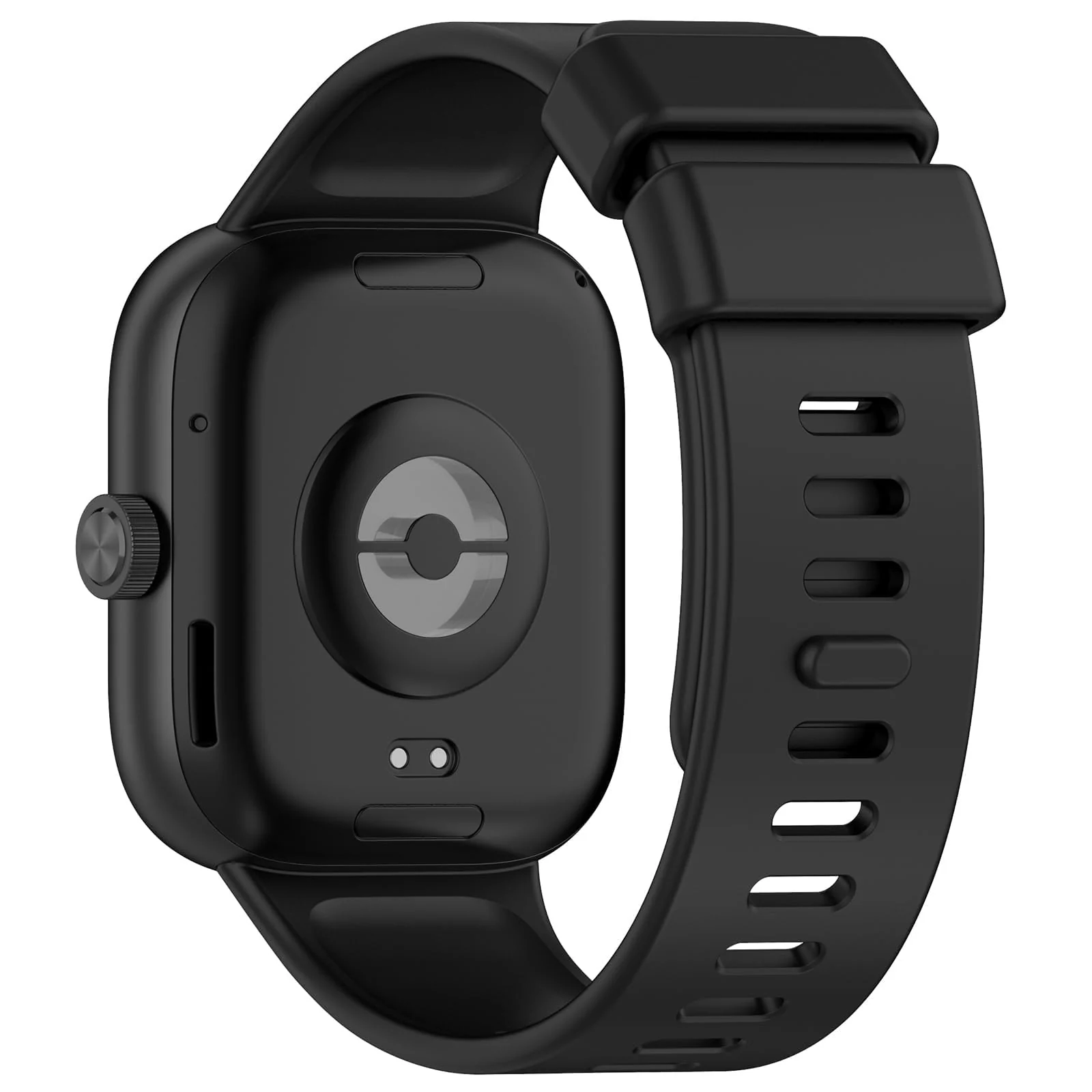 DL3 Mobilak Strap Compatible with Redmi Watch 4 / Redmi Watch 5 / Xiaomi Smart Band 8 Pro/Xiaomi Smart Band 9 Pro, Women Men Bracelet, Adjustable Replacement Armband Silicone Strap - Black