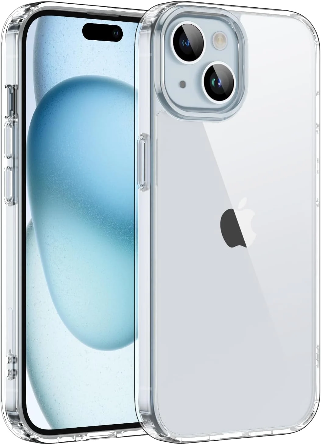 DL3 Mobilak Clear TPU Protective Case for iPhone with Camera Protection and Shockproof Design - Clear