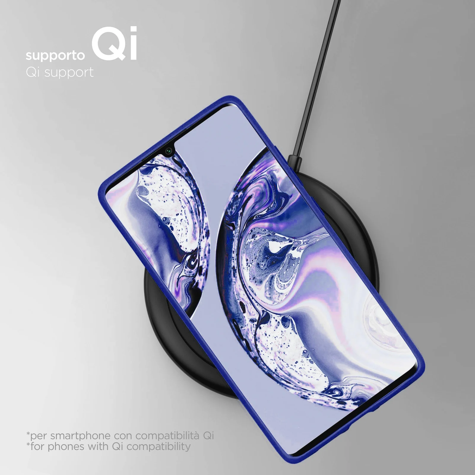 DL3 Mobilak Silicone Protective Case for Xiaomi Mi Note 10 Lite, Shock-absorbing protection, Scratch-resistant surface, Soft microfiber lining - Pepsi
