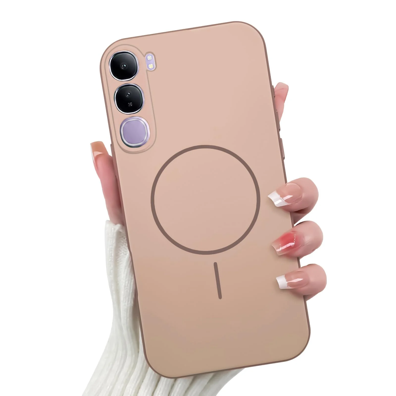 VIVO Y21D / VIVO Y31 5G — Mobigon Case For vivo Y21D / vivo Y31 5G Slim Design [Not Compatible with MagSafe] Soft Silicone Case Flexible TPU Anti-Scratch Protective Cover with Full Camera Protection