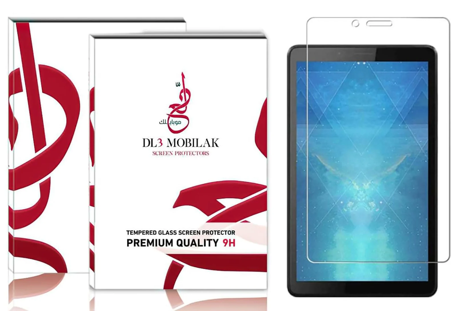 DL3 Mobilak Screen Protector For Lenovo Tab M7 (7 Inch) TB-7305F TB-7305N TB-7305X TB-7305i Tablet Tempered Glass Film [HD Crystal ] [Easy Installation] [Scratch Resistant] [9H Hardness] - Clear