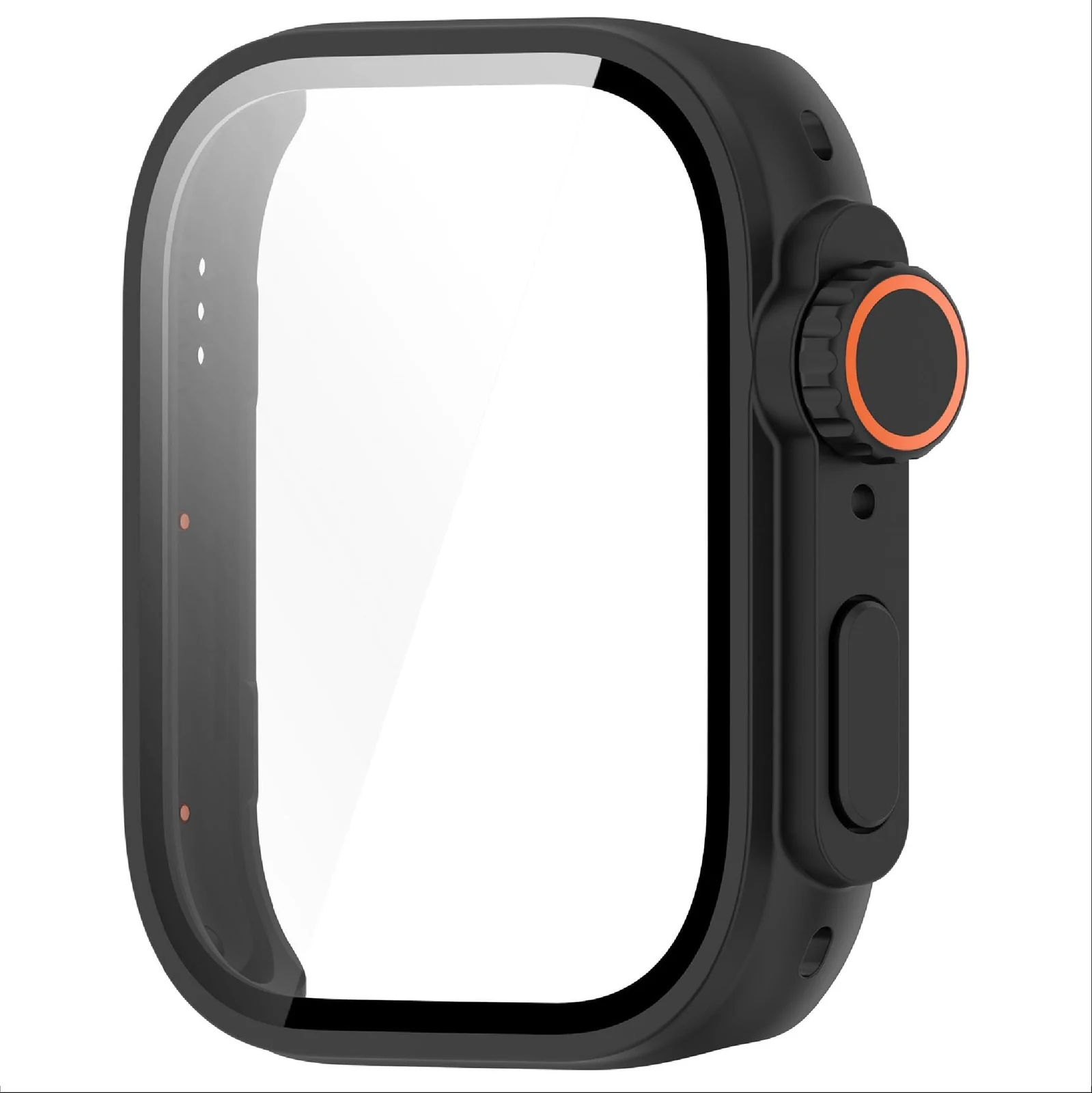 DL3 MOBILAK Ultra-Style Watch Case with Tempered Glass for Huawei Watch Fit 3, Black
