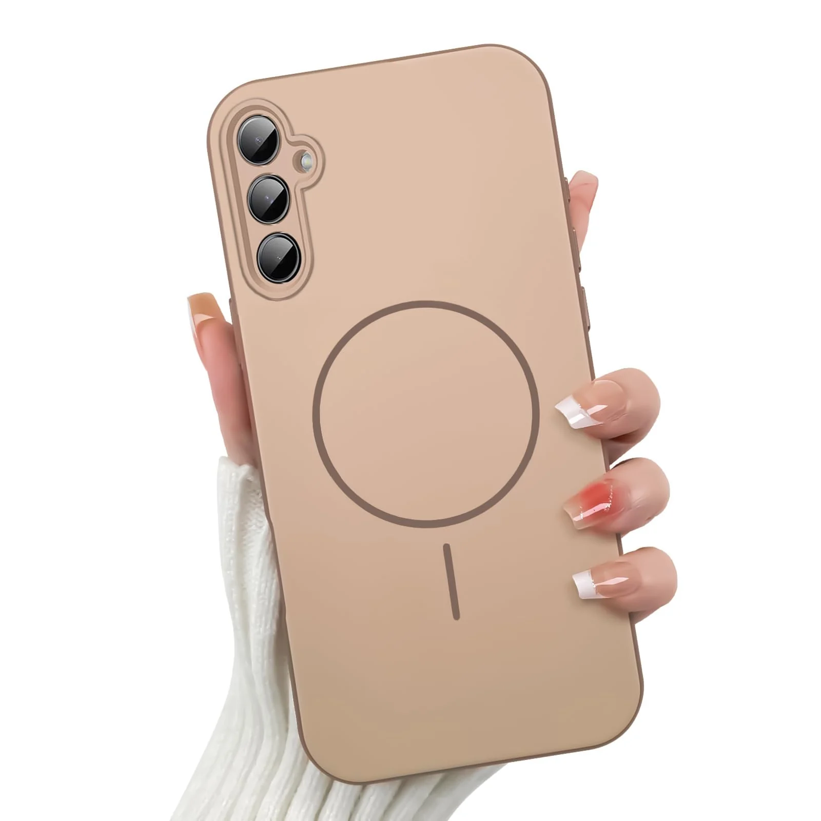 Samsung Galaxy A15 5G / 4G — DL3 Mobilak Case For Samsung Galaxy A15 5G / 4G Slim Design [Not Compatible with MagSafe] Soft Silicone Case Flexible TPU Anti-Scratch Protective Cover with Full Camera Protection
