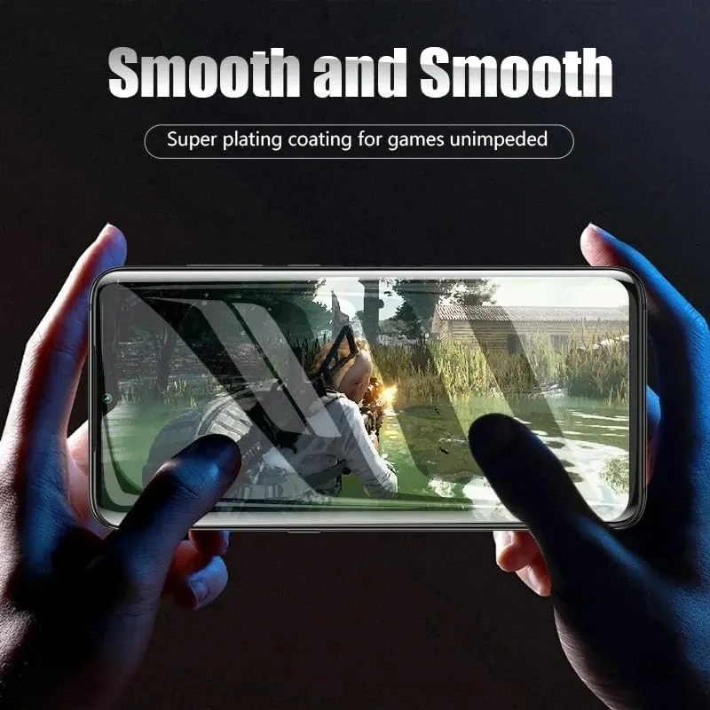 DL3 Mobilak Full Glass Screen Protector for vivo V29 / V29e - UV Tempered Glass Full Glue Cover With Fingerprint Unlock - Clear