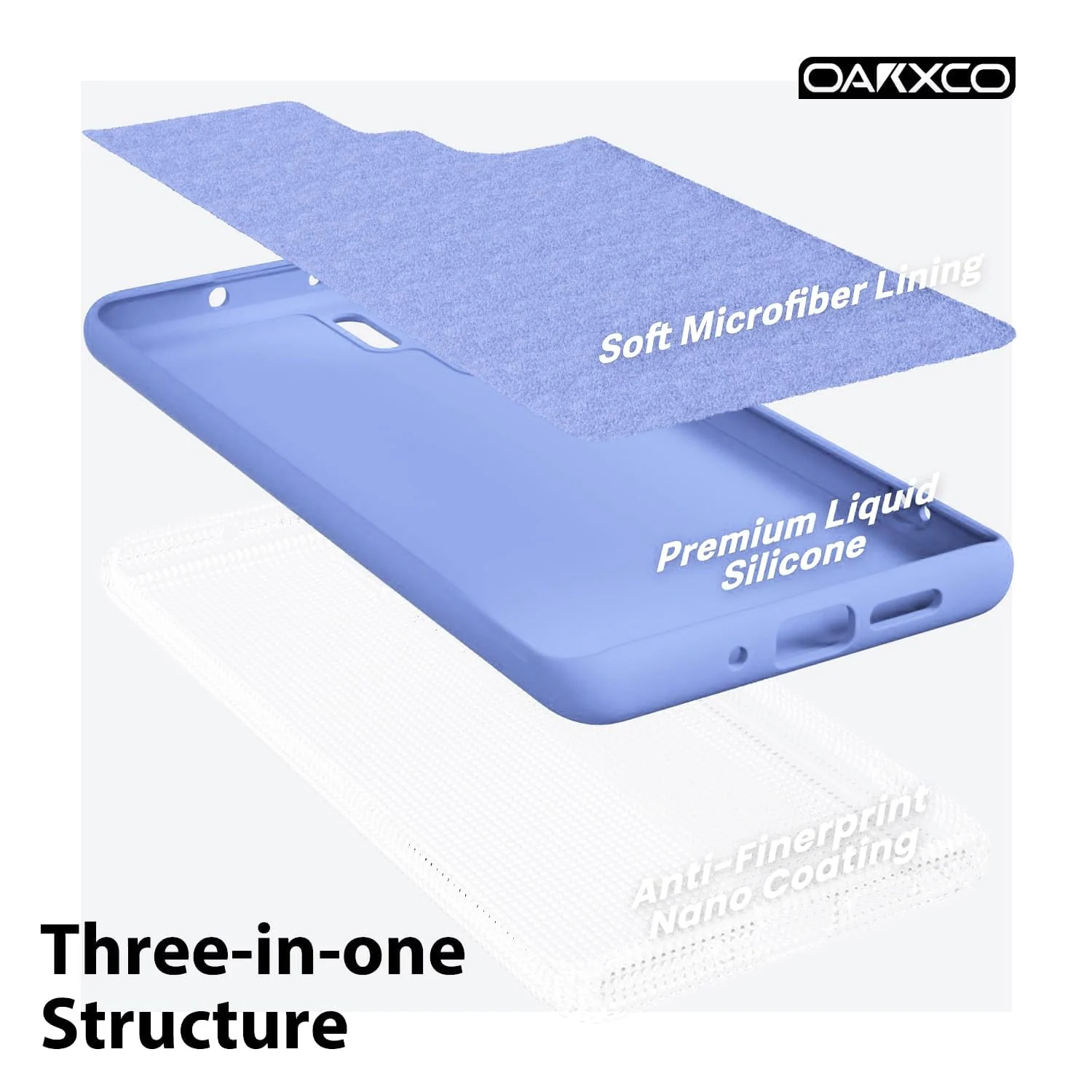 DL3 Mobilak Soft Silicone Protective Case for Huawei P30 Pro with Microfiber Lining and Shockproof Design - Baby Blue