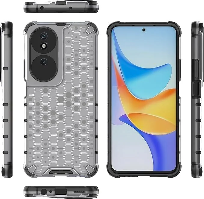 DL3 Mobilak Clear PC and TPU Protective Case for Honor X7B with Shockproof Design - Clear