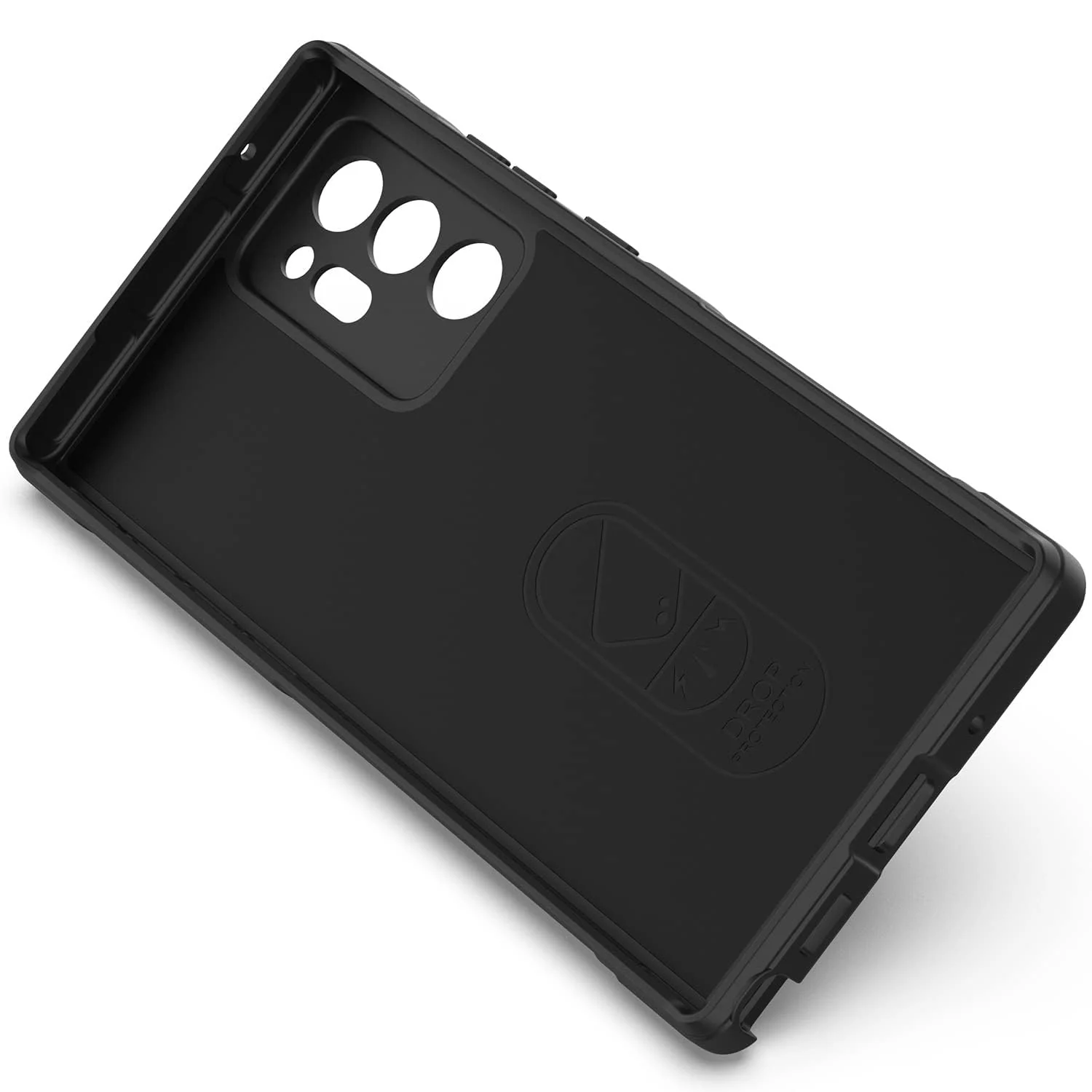 DL3 Mobilak Flexible Silicone and TPU Protective Case with Camera Protection for Samsung Galaxy Note 20 Ultra - Black