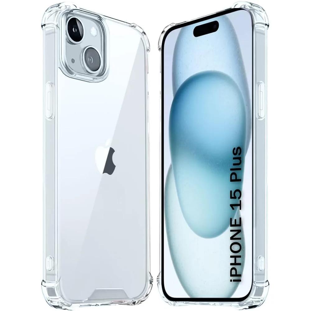DL3 Mobilak Clear TPU Protective Case for iPhone with Camera Protection and Shockproof Design - Clear