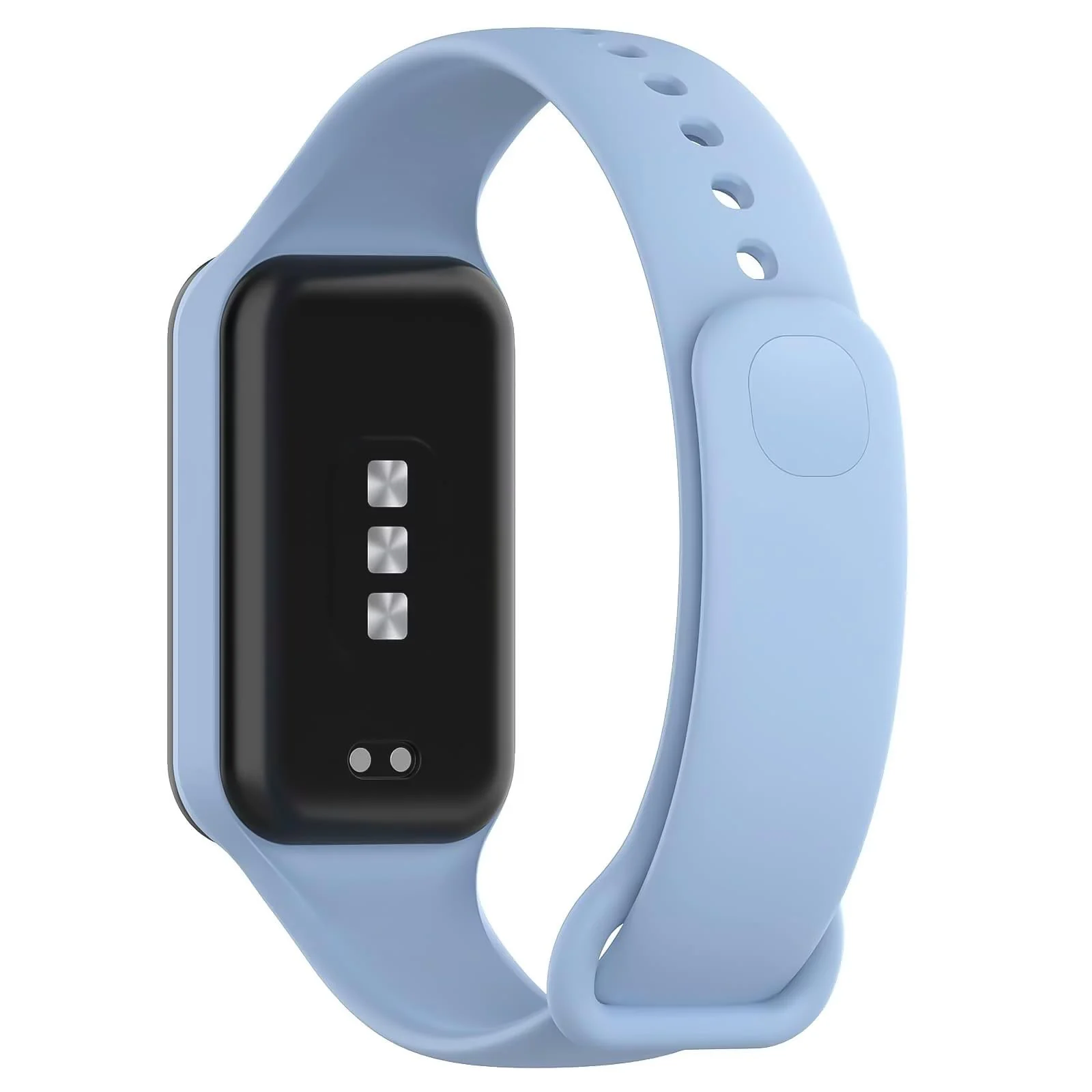 DL3 Mobilak Smart Watch Strap for Xiaomi Redmi Band 2, Sport Silicone Watch Band Wrist Strap, Replacement Bracelet Wristband Wrist Strap for Xiaomi Redmi Smart Band2 Accessories - Baby Blue