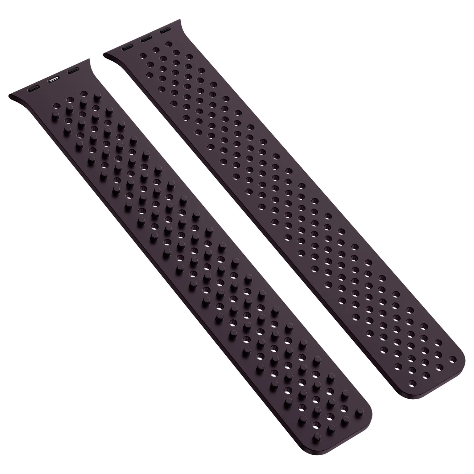 DL3 Mobilak Soft Silicone Band For Apple Watch Ultra Bands 49mm 45mm 44mm 42mm, Sport Replacement Wristband No Clasps for iWatch Series 8 ultra 7 6 5 4 SE 3 2 Women Men, Waterproof Strap - Deep Purple