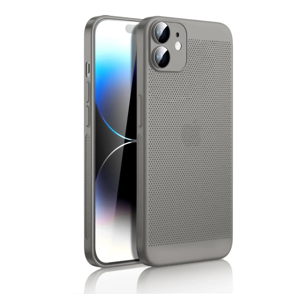 iPhone 11 6.1-Inch Heat Dissipation Case with Built-in Camera Lens Protector — DL3 Mobilak Heat-Dissipation Hard PC Case with Built-In Camera Lens Protector for iPhone 11 6.1-Inch