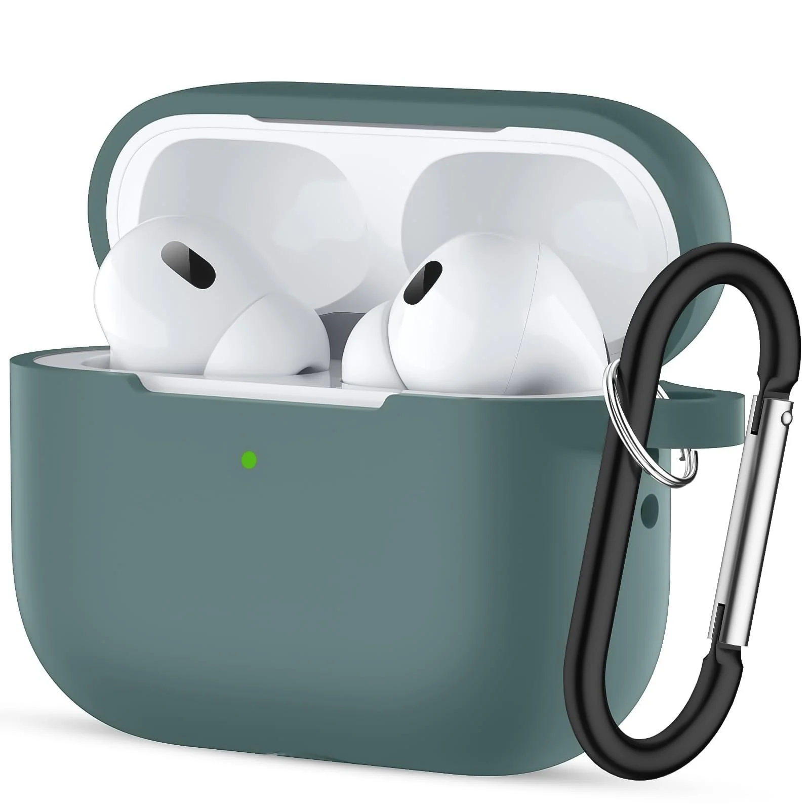 DL3 Mobilak Compatible with AirPods Pro 3 (2025) Generation Case Cover, Protective Silicone Skin with Keychain for Women Men for Apple AirPods Pro Gen 3 (2025), Front LED Visible