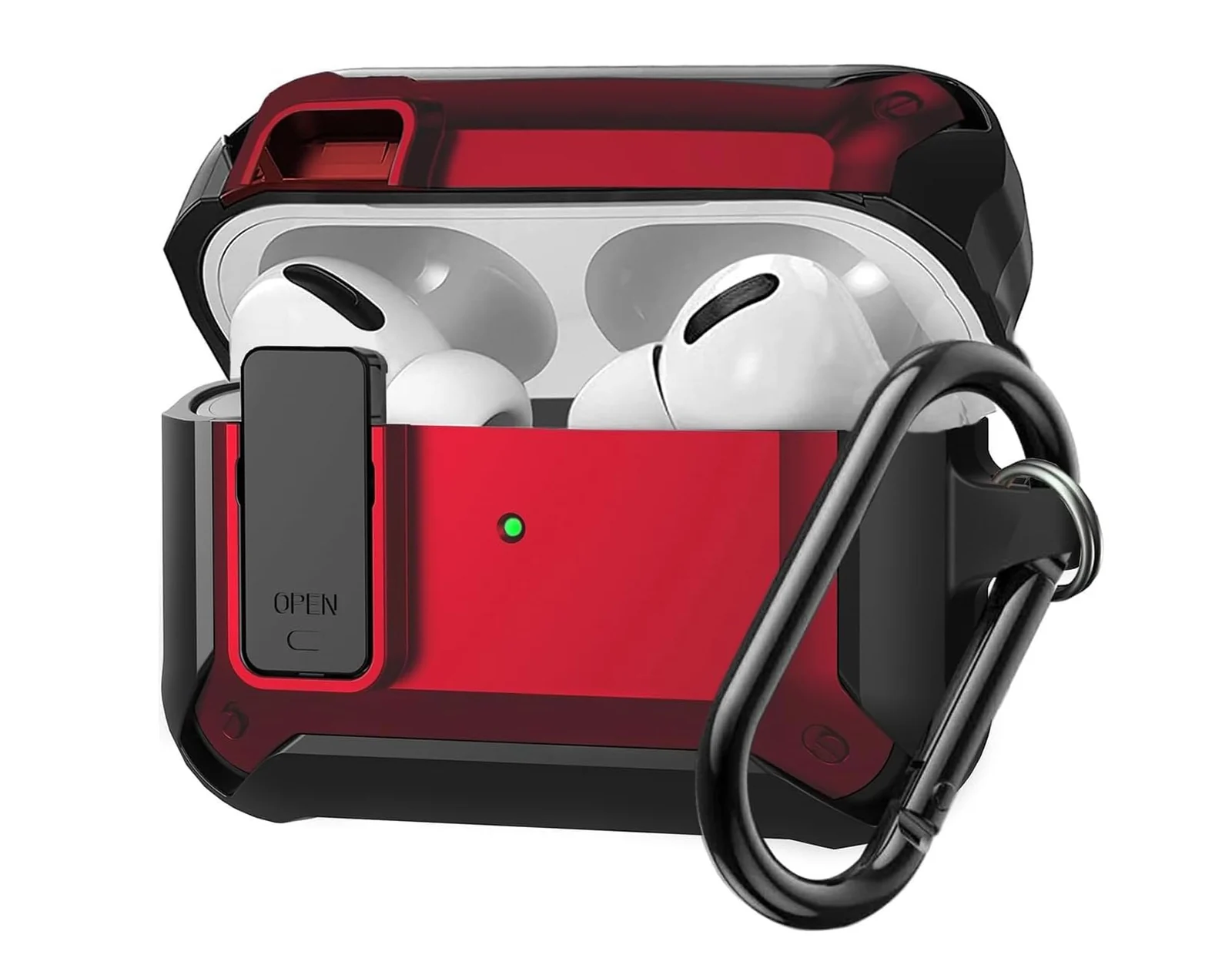 DL3 Mobilak Case for AirPods Pro 3 (2025) Cover with Lock, Compatible with AirPods Pro 3nd Generation/3st Generation Case (2025), Shockproof Cover for AirPods Pro 3 Case Men Women