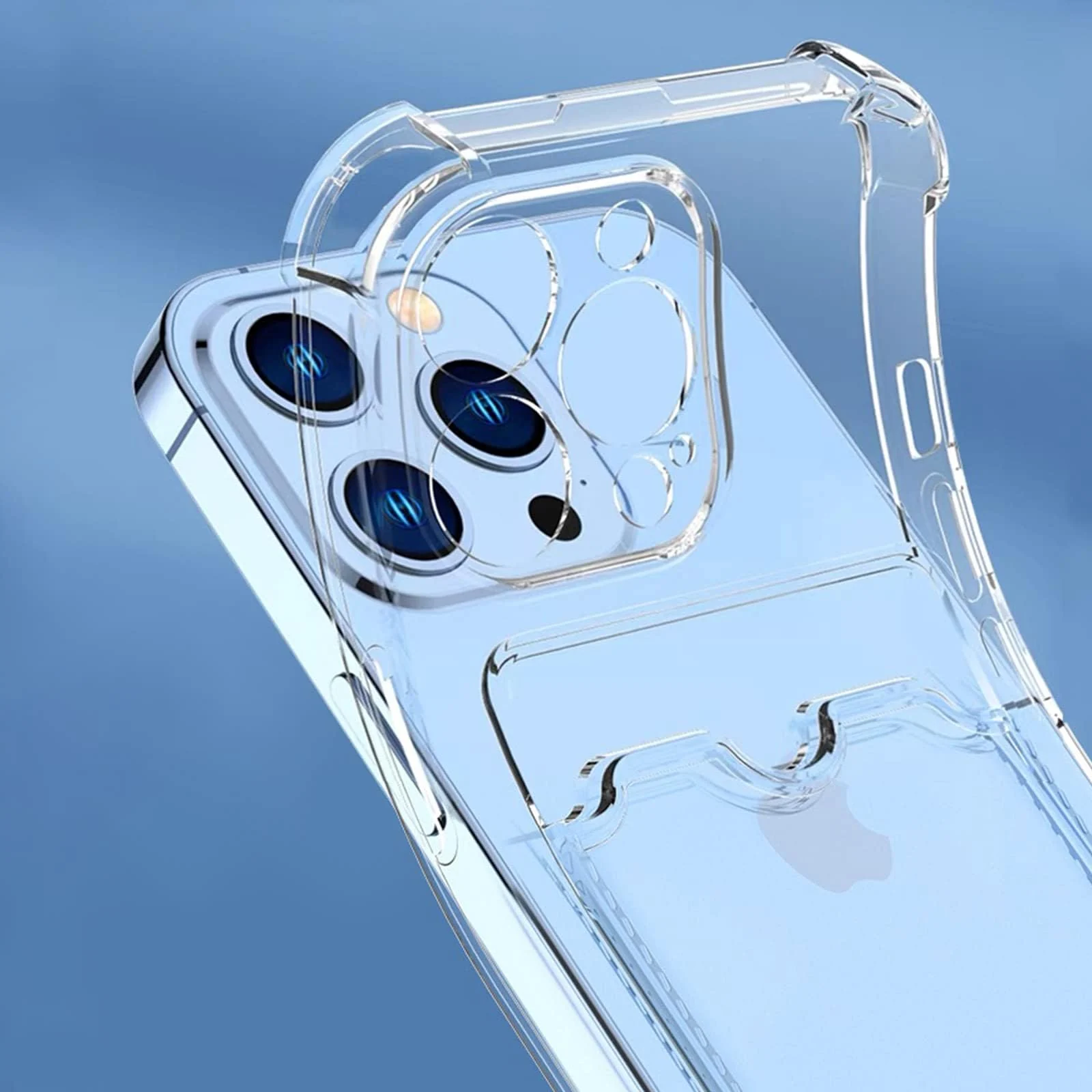 DL3 Mobilak Clear TPU Wallet Case with Card Slot and Camera Protection for realme 13 5G / realme 12 5G / 12X 5G - Clear