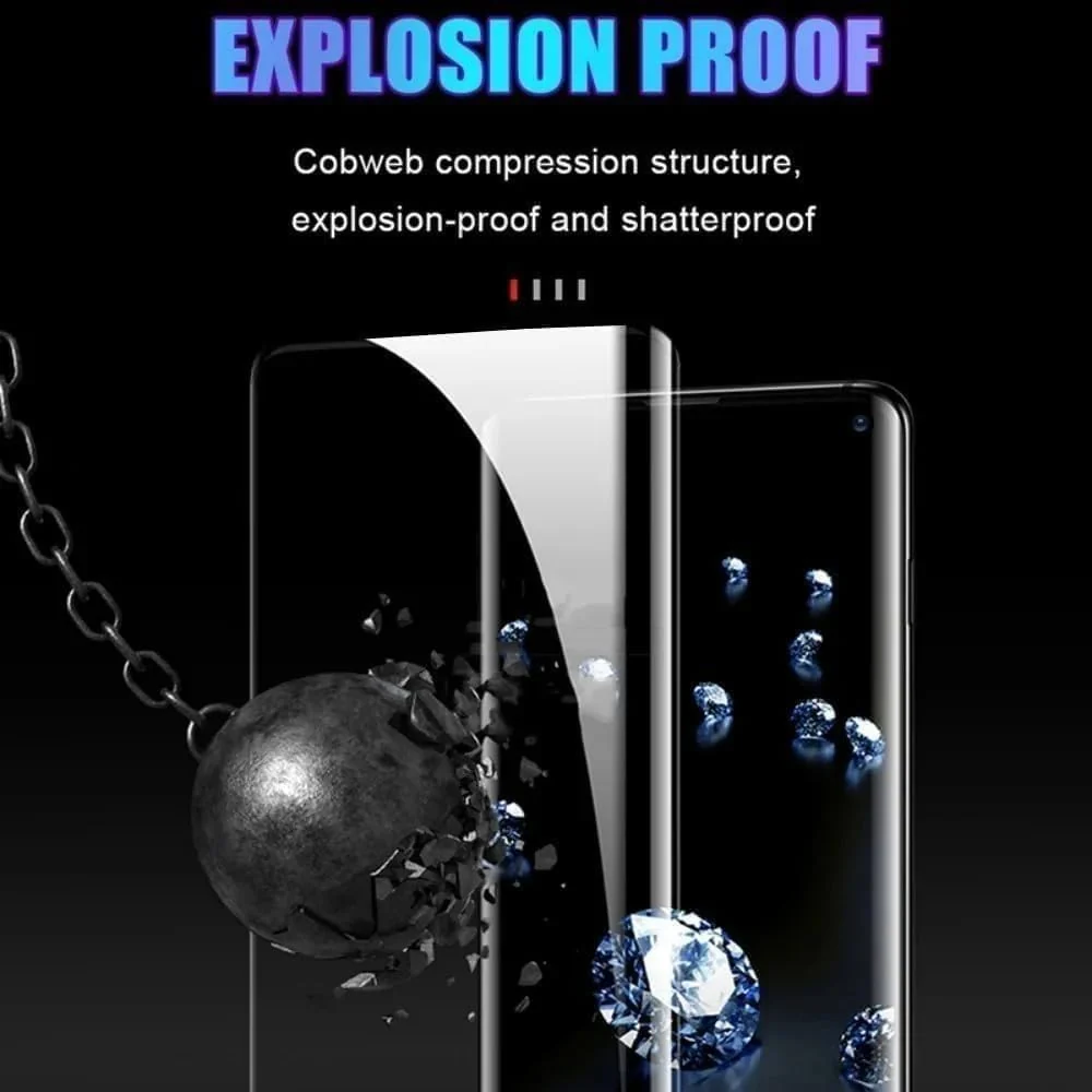 DL3 Mobilak Full Glass Screen Protector For Xiaomi Mi 14 Ultra Tempered Glass Full Glue Cover Screen Protector For Fingerprint Unlock Screen Glass Film - Clear