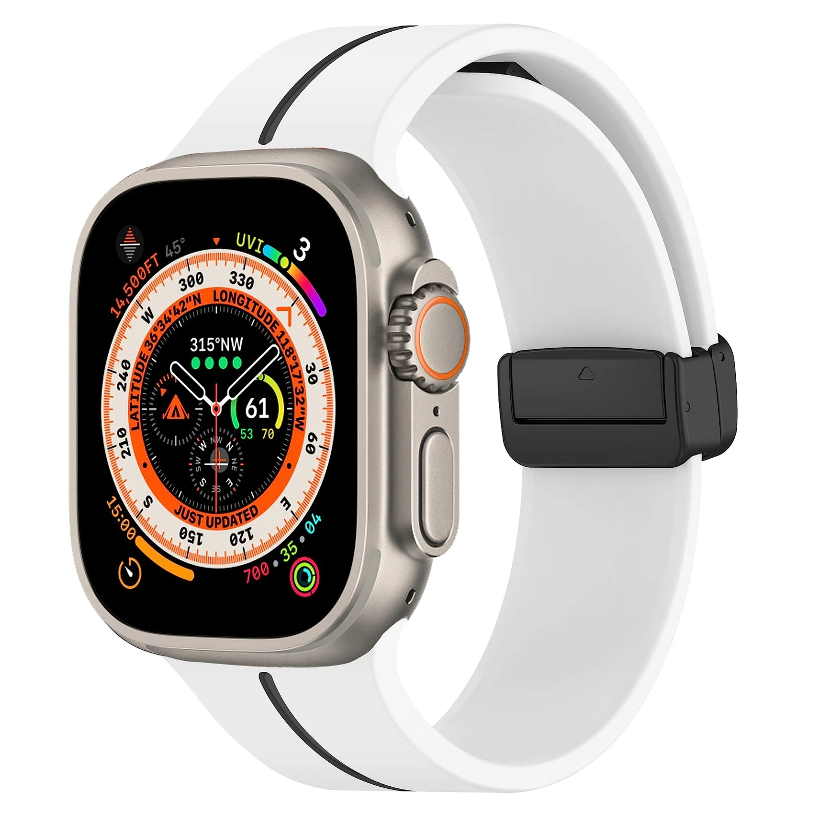 38mm/40mm/41mm — DL3 Mobilak Magnetic Bands for Apple Watch Ultra/Ultra 2 Band 38MM/40MM/41MM, Soft Sport Silicone Strap for iwatch Series 9/8/7/6/5/4, unisex-adult