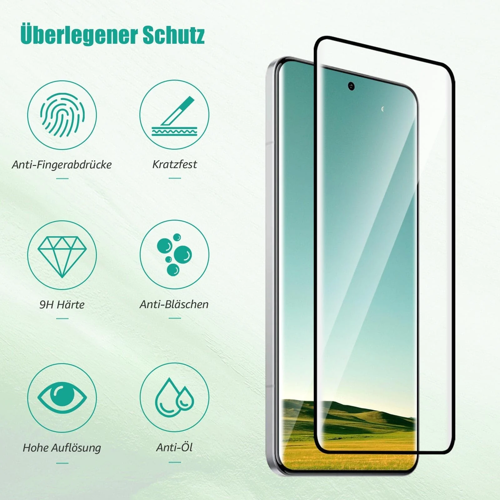 DL3 Mobilak Screen Protector for Xiaomi 15 Pro/Xiaomi 15 Ultra/Xiaomi 14 Pro/Xiaomi 14 Ultra, Tempered Glass Screen Premium HD Protective, Scratch Resistant, NO-Bubble, 9H Hardness, Full Coverage - Clear