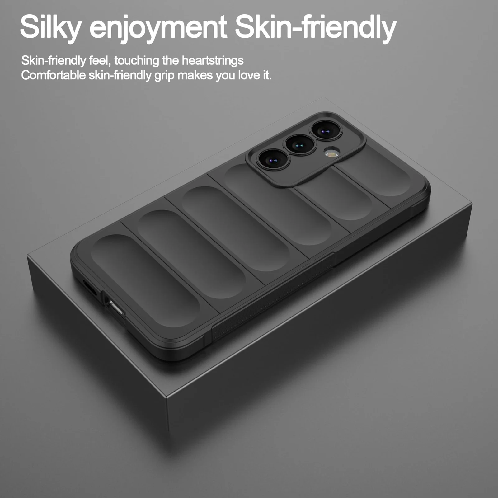 DL3 Mobilak Rugged Protective Case for Samsung Galaxy S24 + Plus 5G, Camera protection, Shock-absorbing protection, Non-slip grip - Black