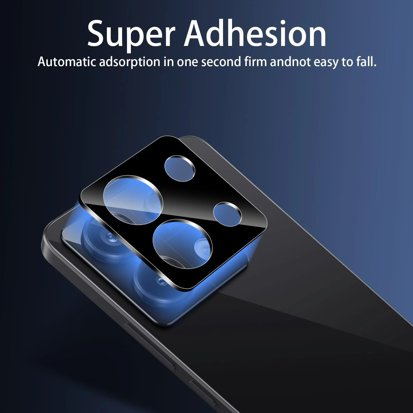 DL3 Mobilak Xiaomi Redmi Note 13 4G Camera Lens Protector Tempered Glass Screen Protector HD [Full Coverage][Anti-Scratch] Drop Protection Ultra Clear/Thin Lens Case - Black
