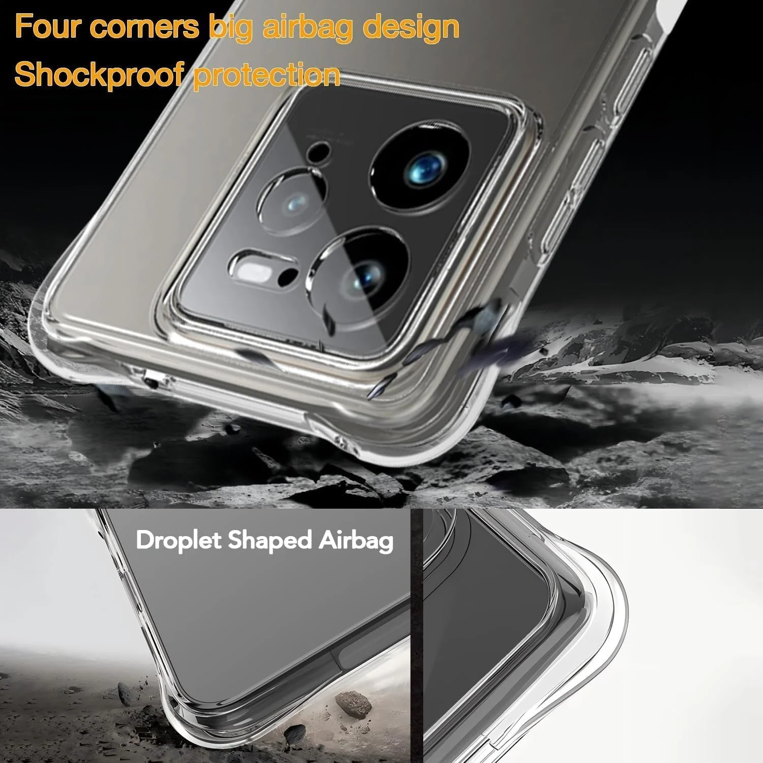DL3 Mobilak Clear TPU Protective Case for realme GT 7 Pro 5G with Camera Protection and Shockproof Design - Clear
