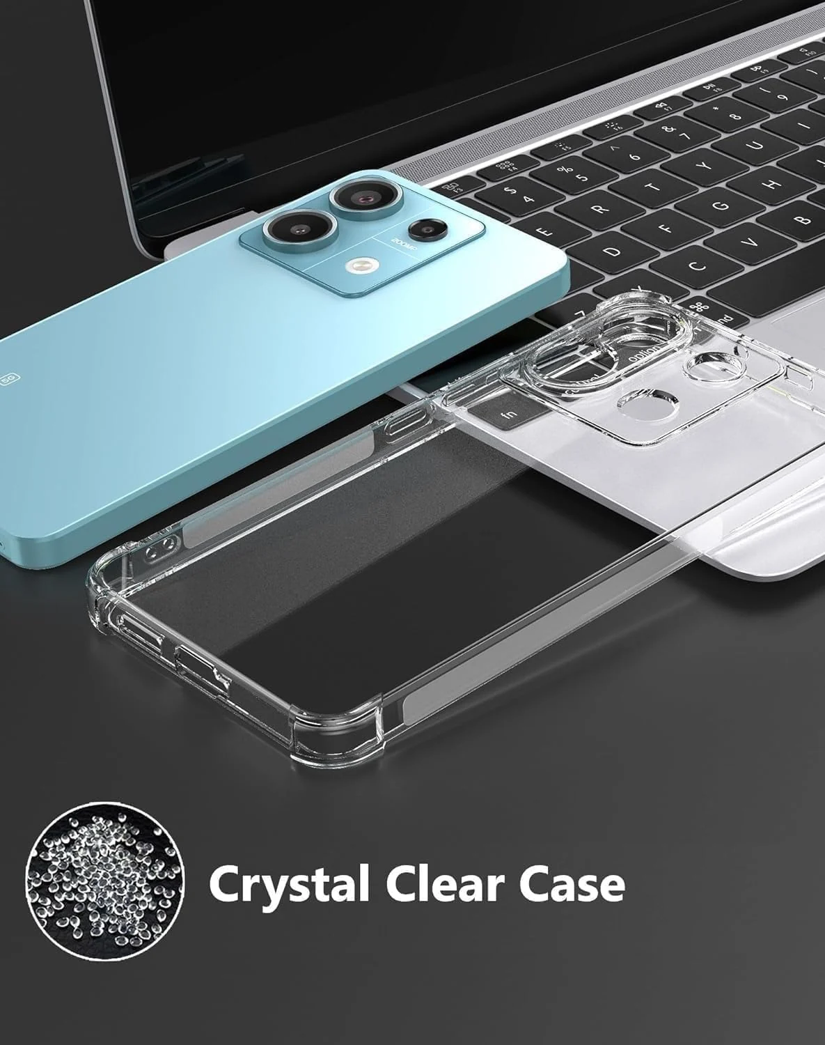 DL3 Mobilak Clear TPU Case for Xiaomi Redmi Note 13 4G, Camera protection, Shock-absorbing protection, Scratch-resistant surface - Clear
