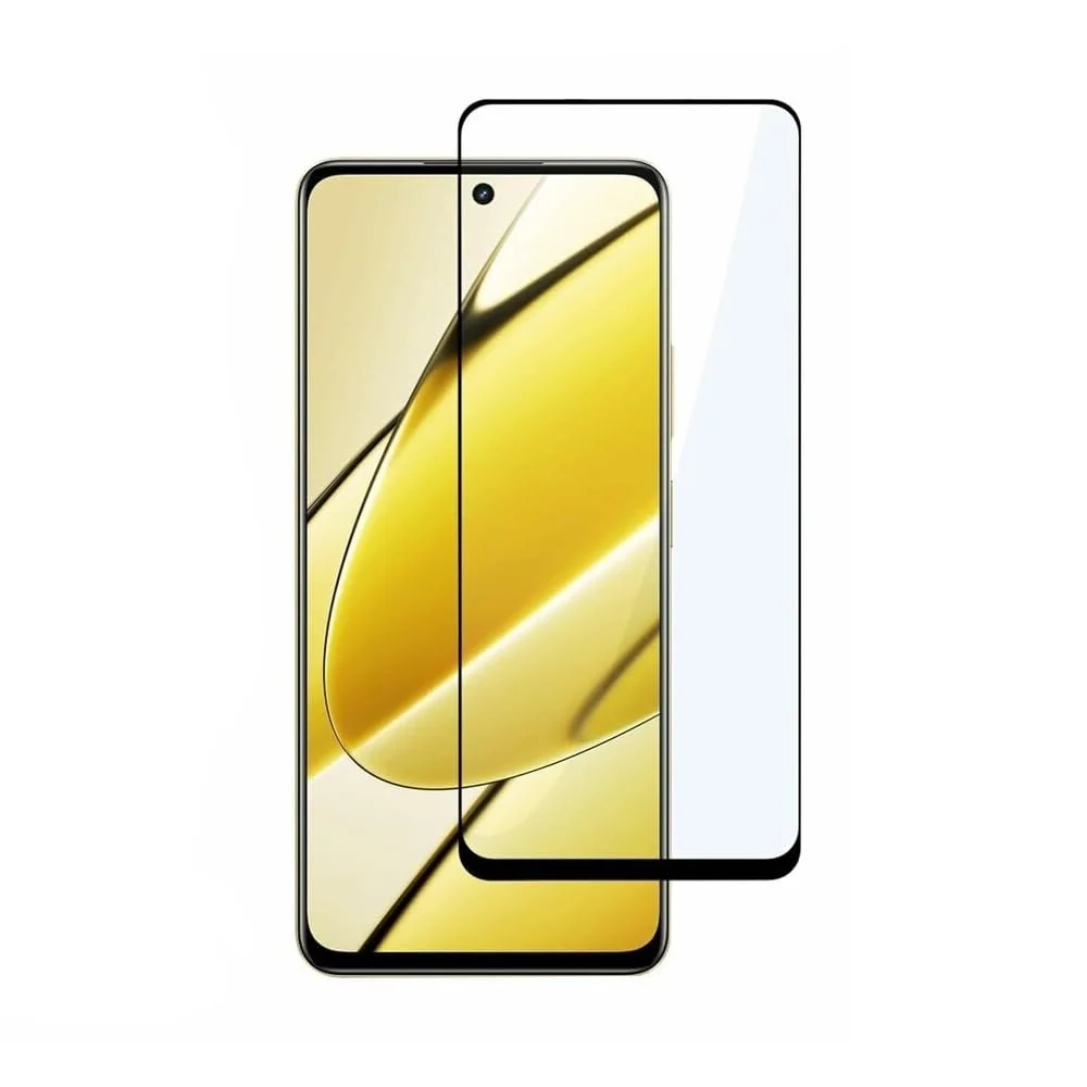 DL3 Mobilak 5D Full Glass Screen Protector For realme 11 5G/11X 5G Black Frame - Clear