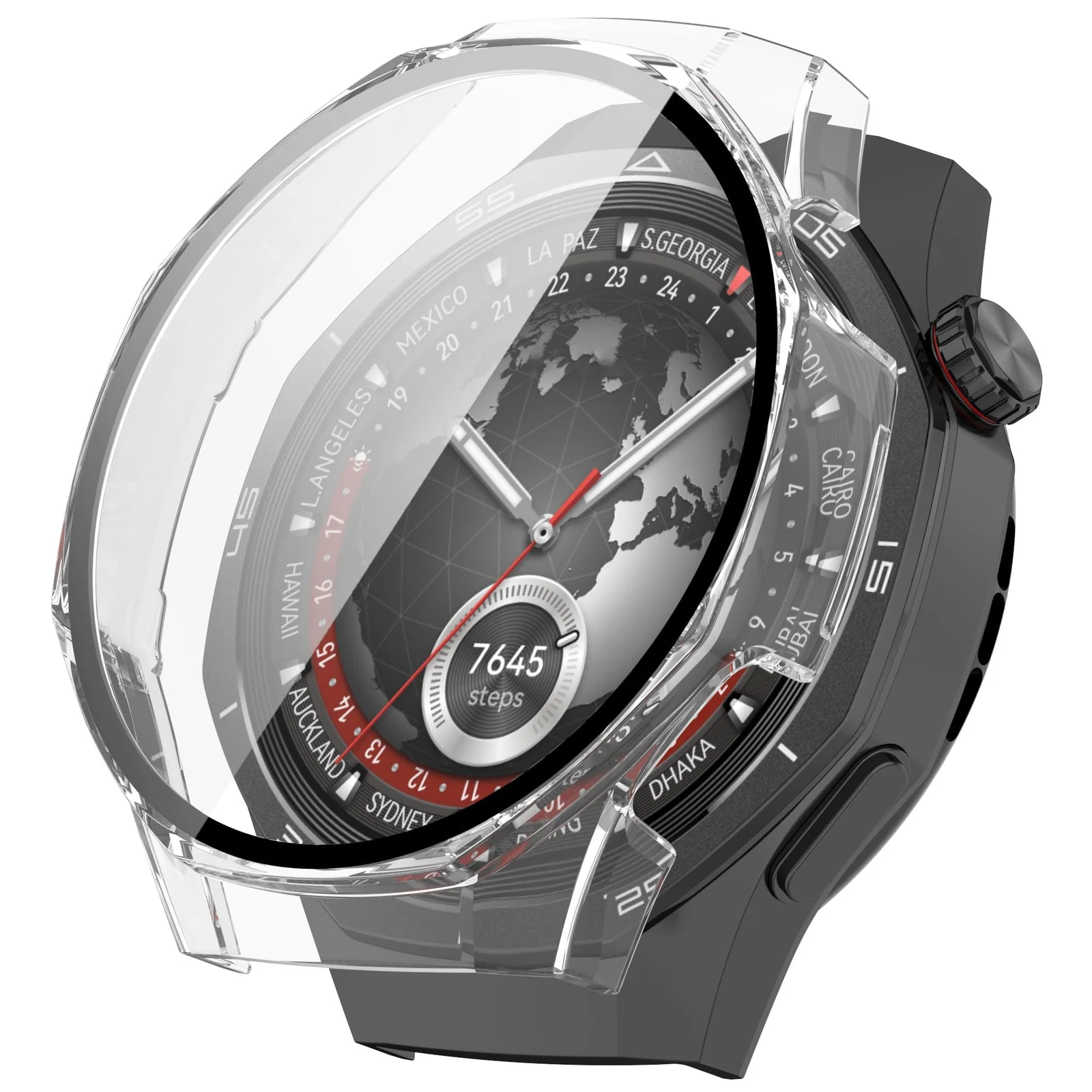 DL3 MOBILAK Full-Coverage Watch Case with Tempered Glass for Huawei Watch GT 5 Pro 46 mm