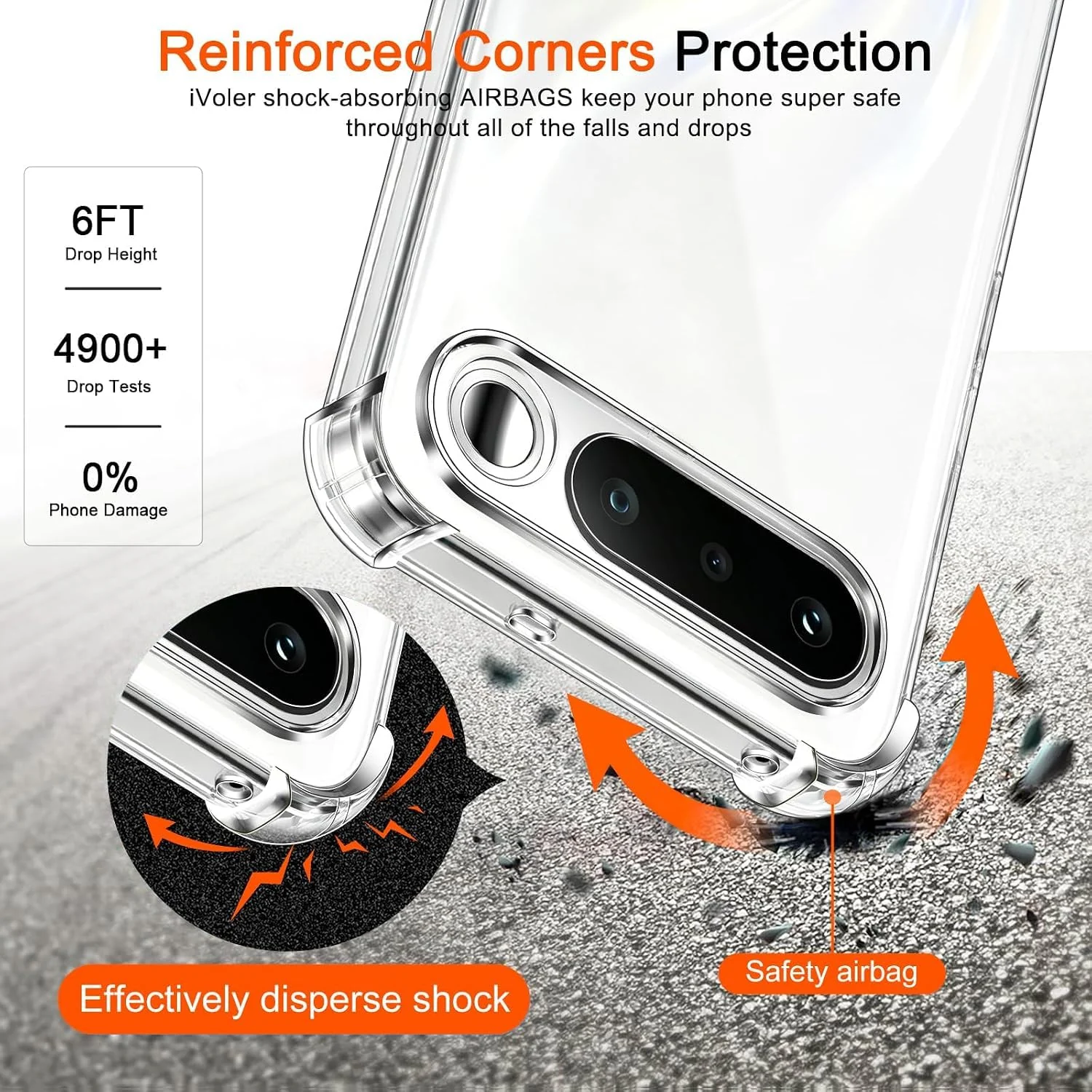 DL3 MOBILAK Clear Soft TPU Phone Case for Realme 16 5G - Clear