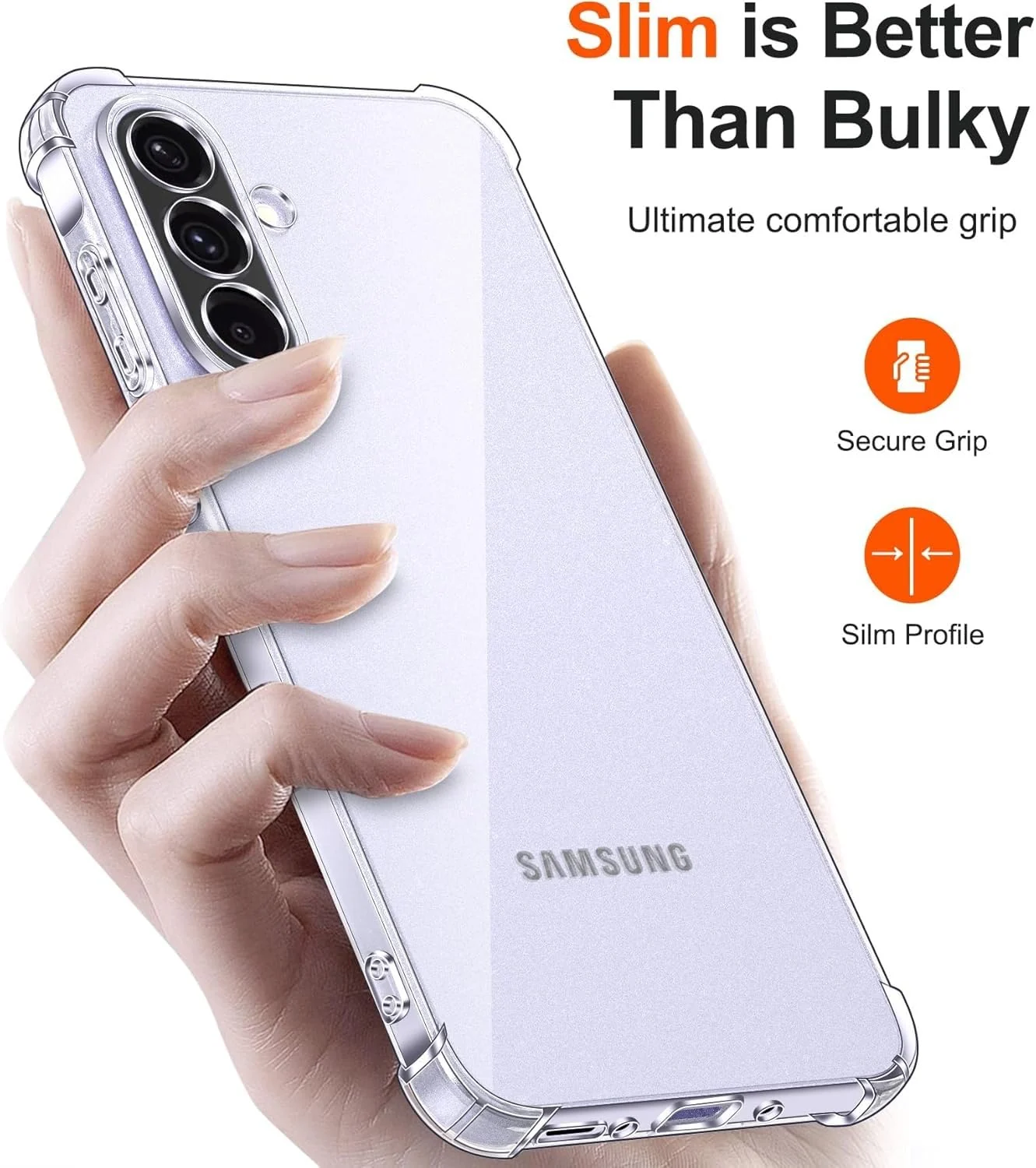 DL3 Mobilak Clear TPU Case for Samsung Galaxy A36 5G, Camera protection, Shock-absorbing protection, Scratch-resistant surface - Clear