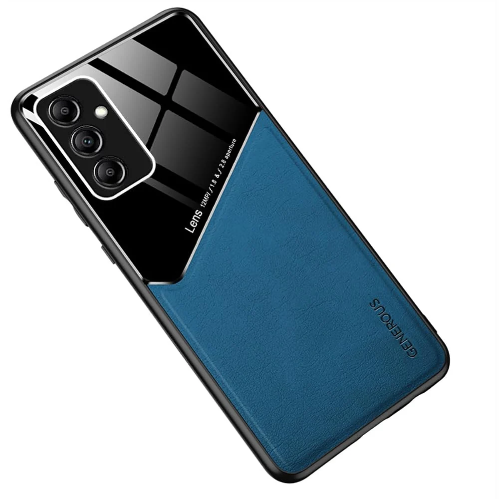 DL3 Mobilak Magnetic Car-Mount Case for Samsung Galaxy A25 with Camera Protection and Shockproof Design - Blue