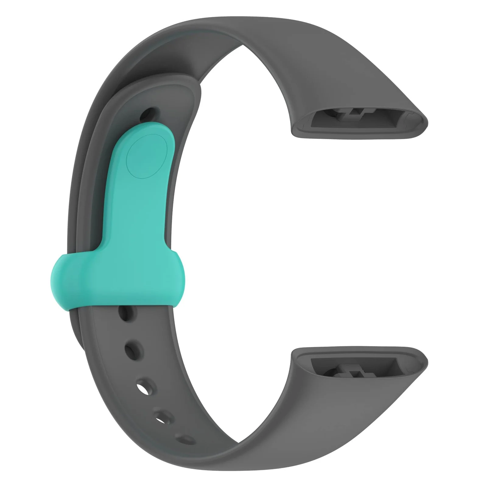 DL3 Mobilak Strap for Xiaomi Redmi Watch 3 Only, Soft Silicone Watch Band with Secure Buckle, Sport Replacement Wristband Bracelet Strap for Men & Women - Dark Gray