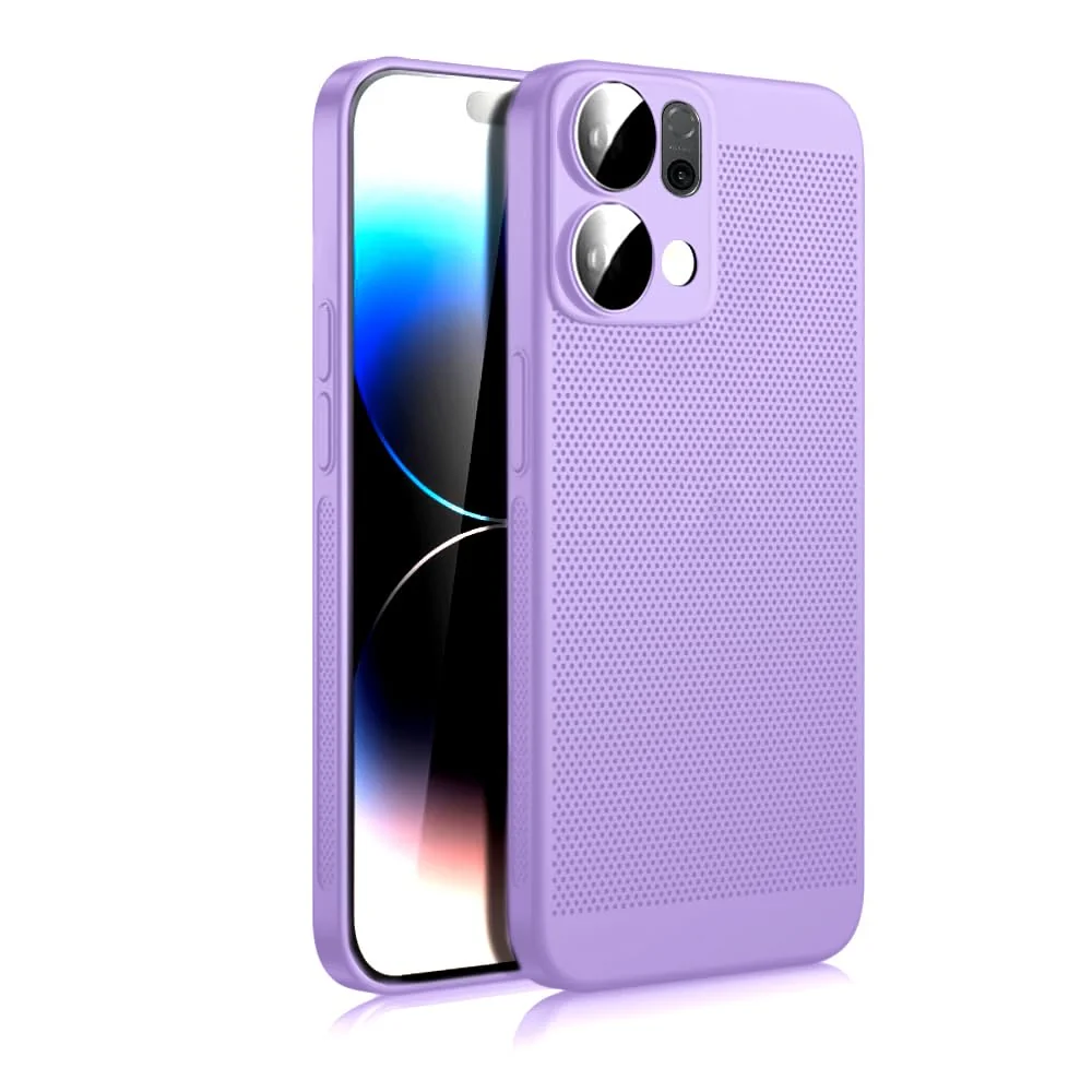 OPPO Reno 14 Pro Heat Dissipation Case with Built-in Camera Lens Protector — DL3 Mobilak Protective Phone Case for OPPO Reno 14 Pro, Supports wireless charging, Camera protection, Shock-absorbing protection