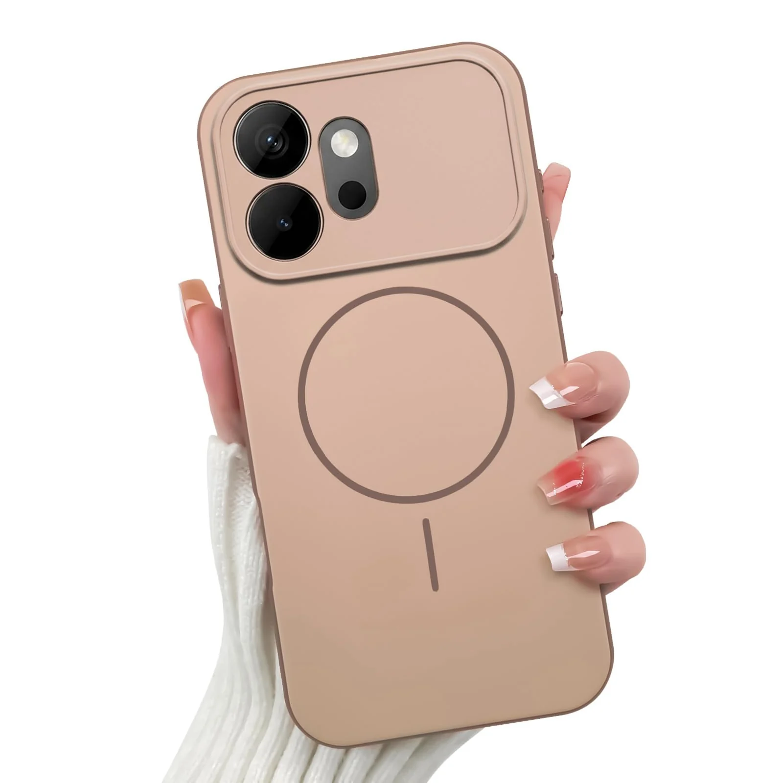 Mobigon Case For Honor 600 5G Slim Design [Not Compatible with MagSafe] Soft Silicone Case Flexible TPU Anti-Scratch Protective Cover with Full Camera Protection