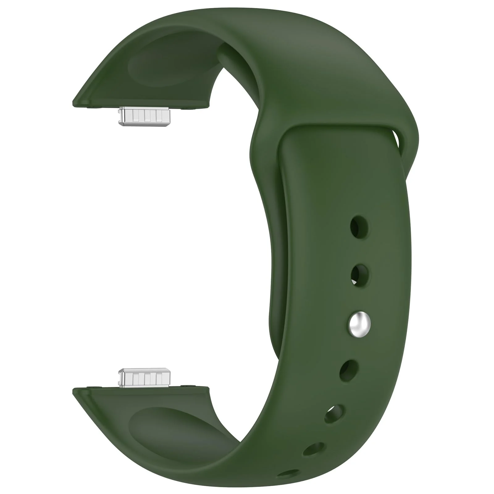 DL3 Mobilak Silicone Strap Compatible with Huawei Watch Fit 3 Strap for Men Women Breathable Soft Replacement Strap Adjustable Waterproof Sports Straps - Army Green