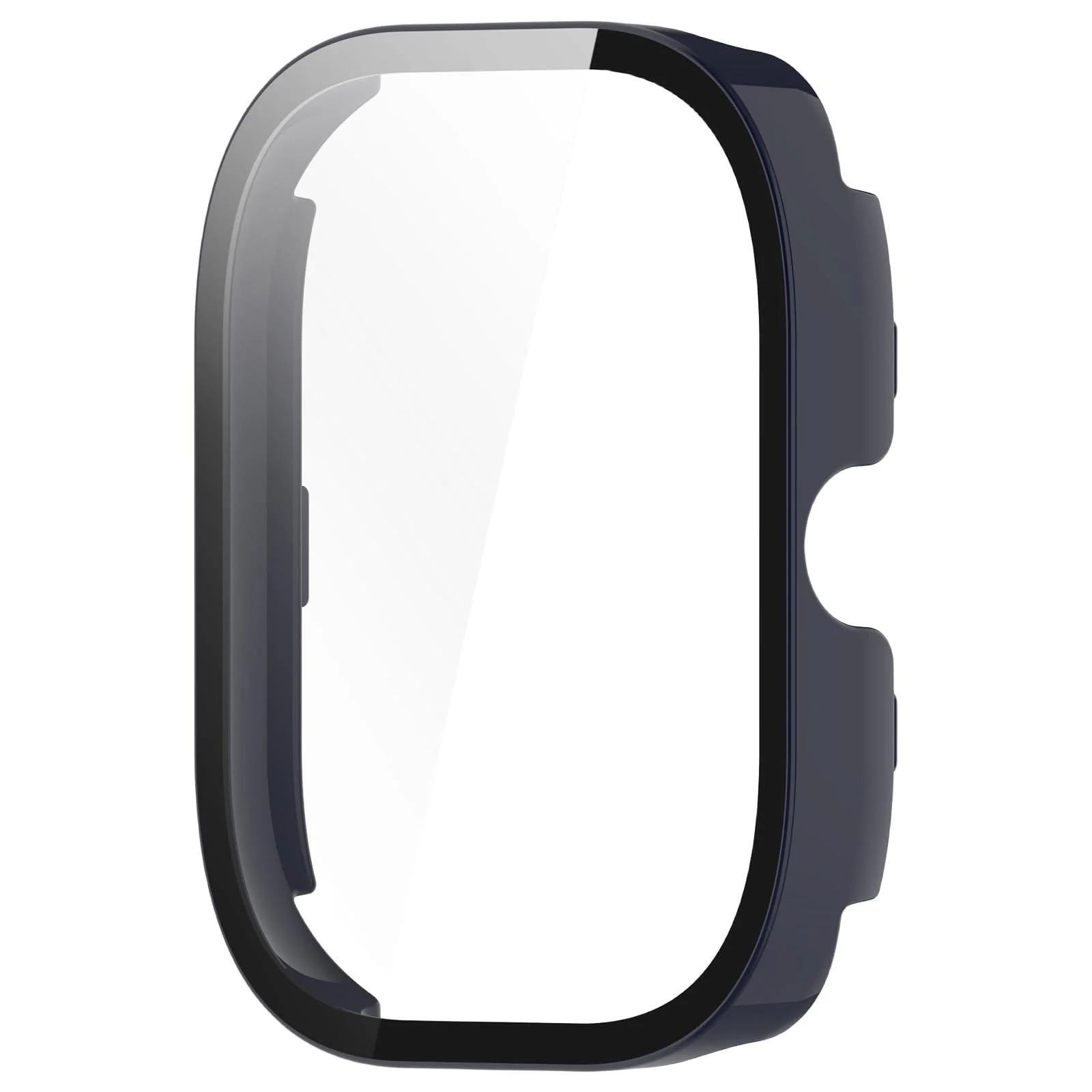 DL3 Mobilak For Xiaomi Redmi Watch 4 Case with Tempered Glass Screen Protector for xiaomi redmi Watch 4, 9H Hardness 360° All-Round Protective Ultra Thin Protective PC Case - Blue