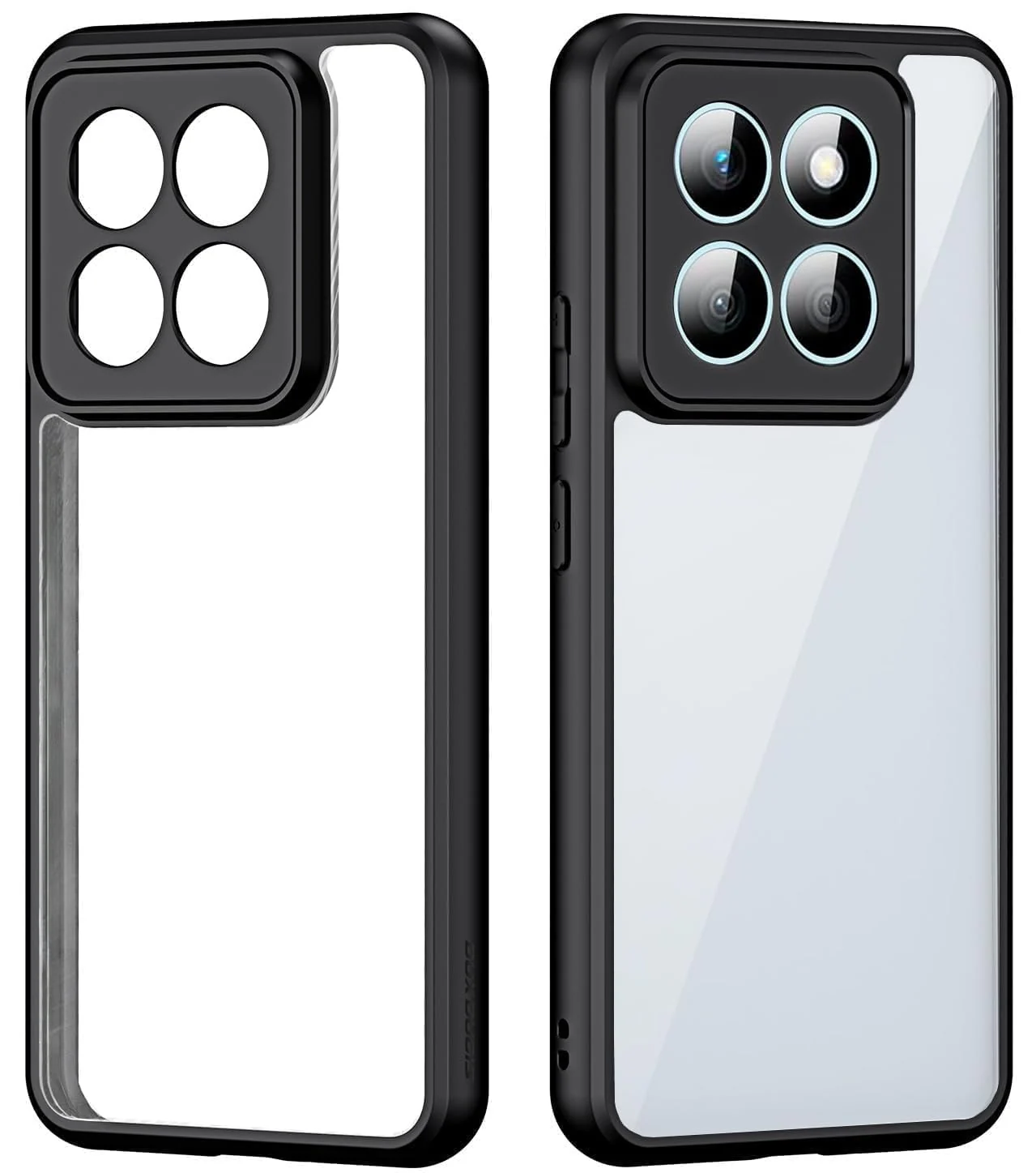 DL3 Mobilak Rugged Protective Case for Honor X8c, Camera protection, Shock-absorbing protection, Scratch-resistant surface - Black