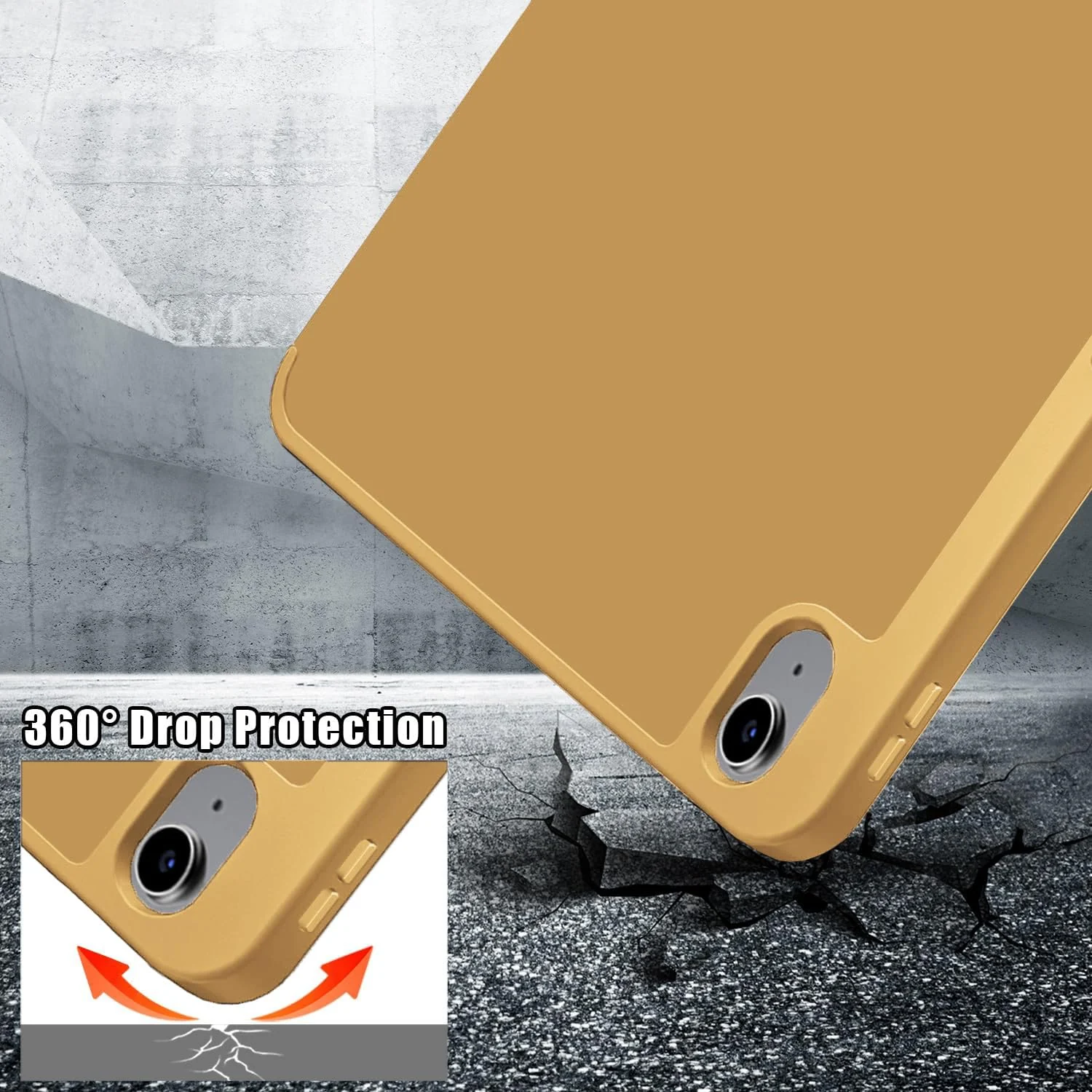 DL3 Mobilak Compatible with iPad Pro 11 Inch Case 2022(4th Gen)/2021(3rd Gen)/2020(2nd Gen) Case, Smart Stand, Pencil Holder, Shockproof Slim Lightweight Leather Cover, Modern Abstract Design - Havan