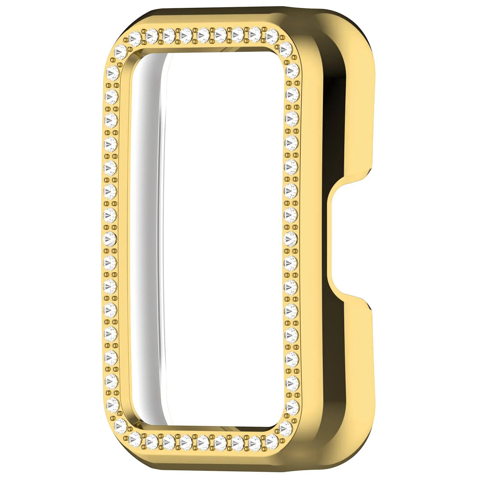 MOBIGON Crystal Bling PC Frame Case for Huawei Band 11, Gold