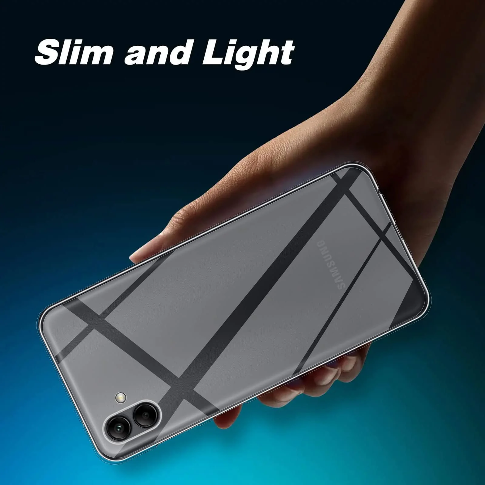 DL3 Mobilak Case Compatible with Samsung Galaxy A04E Case Crystal Soft TPU Gel Case Flexible Silicone Anti-Scratch Camera Protection TPU Cover - Clear
