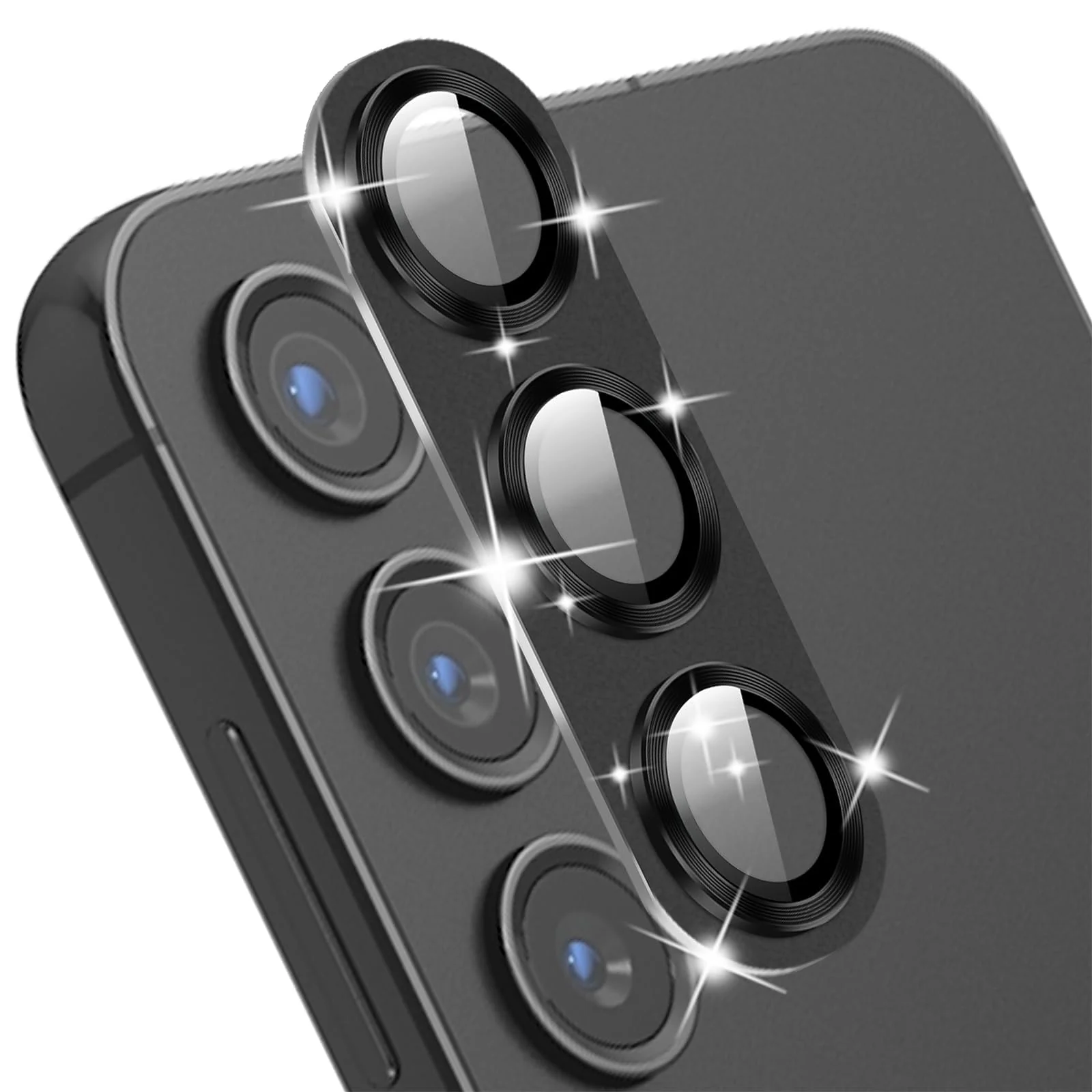 DL3 Mobilak Camera Lens Protector for Samsung Galaxy A17 5G/4G Accessories, 9H Tempered Glass Metal Individual Ring Camera Cover Screen Protector, Case Friendly, Anti Scratch