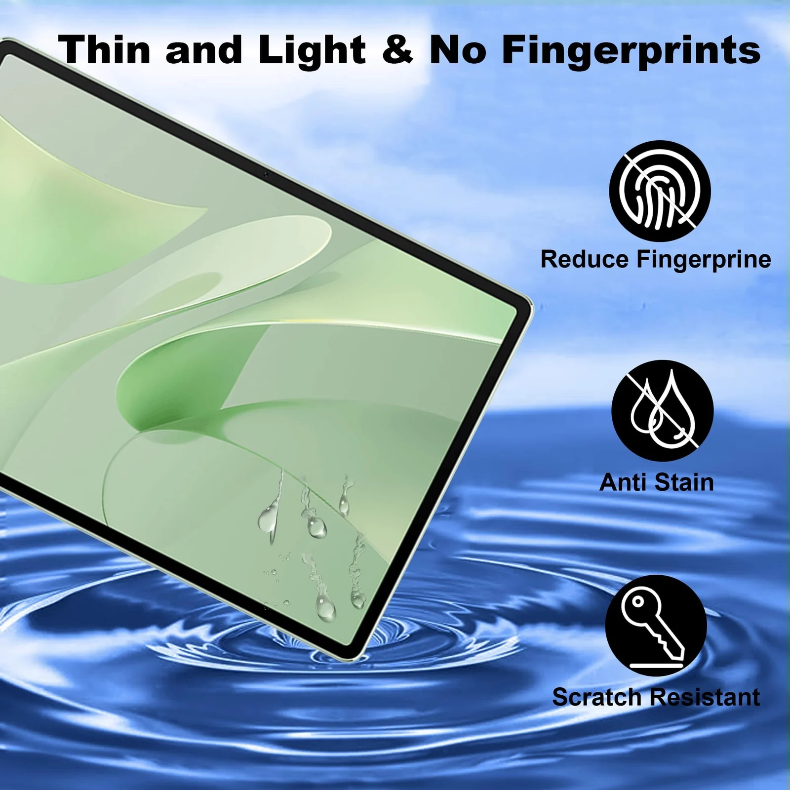 "DL3 Mobilak Screen Protector For Huawei MatePad 12X 2024 12 Inch/Huawei MatePad Air 12"" Tablet Tempered Glass Film [HD Crystal ] [Easy Installation] [Scratch Resistant] [9H Hardness] - Clear"